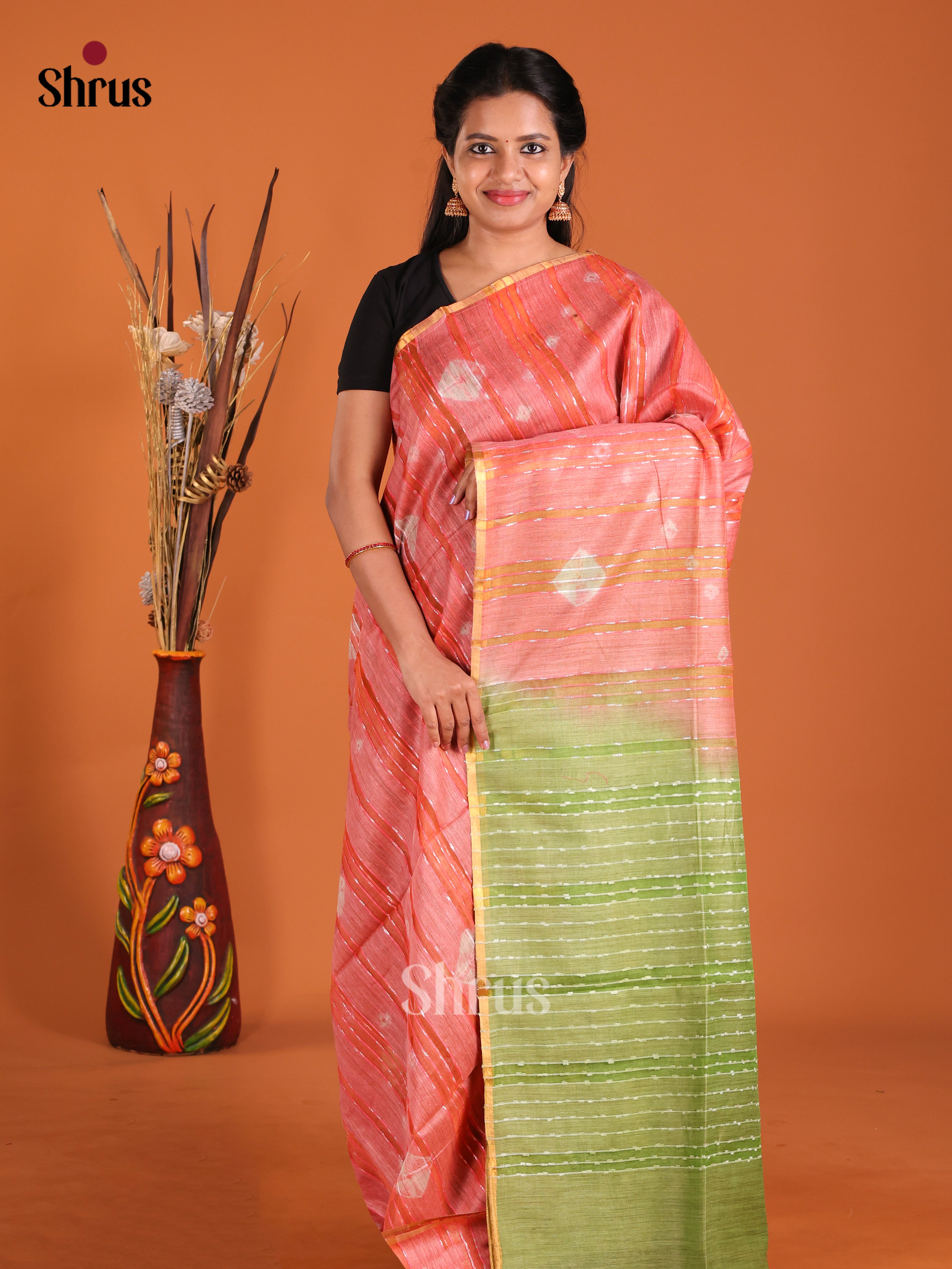 DIS20368 - Shibori Saree - Shop on Shrus.com