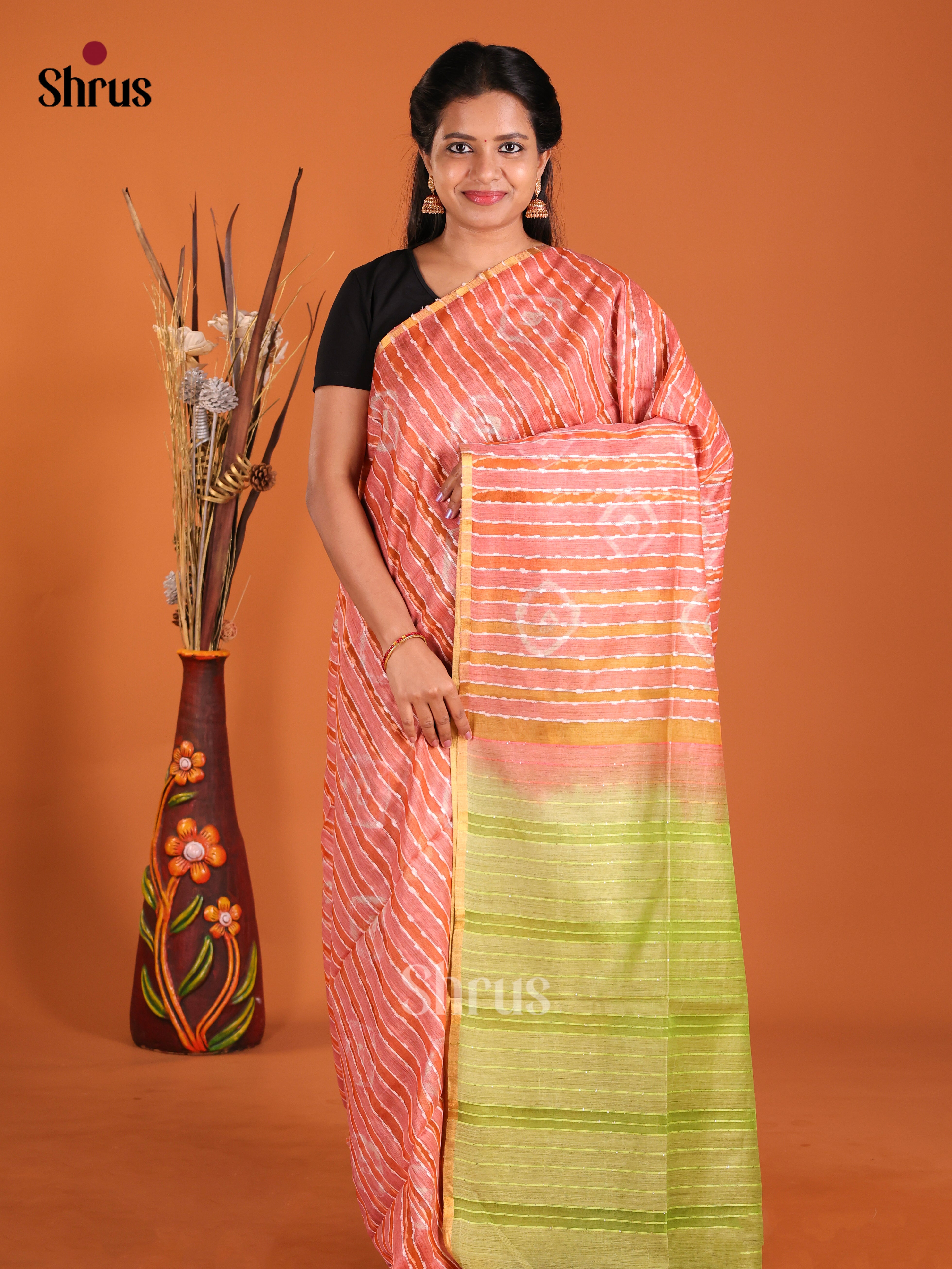 DIS20379 - Shibori Saree - Shop on Shrus.com