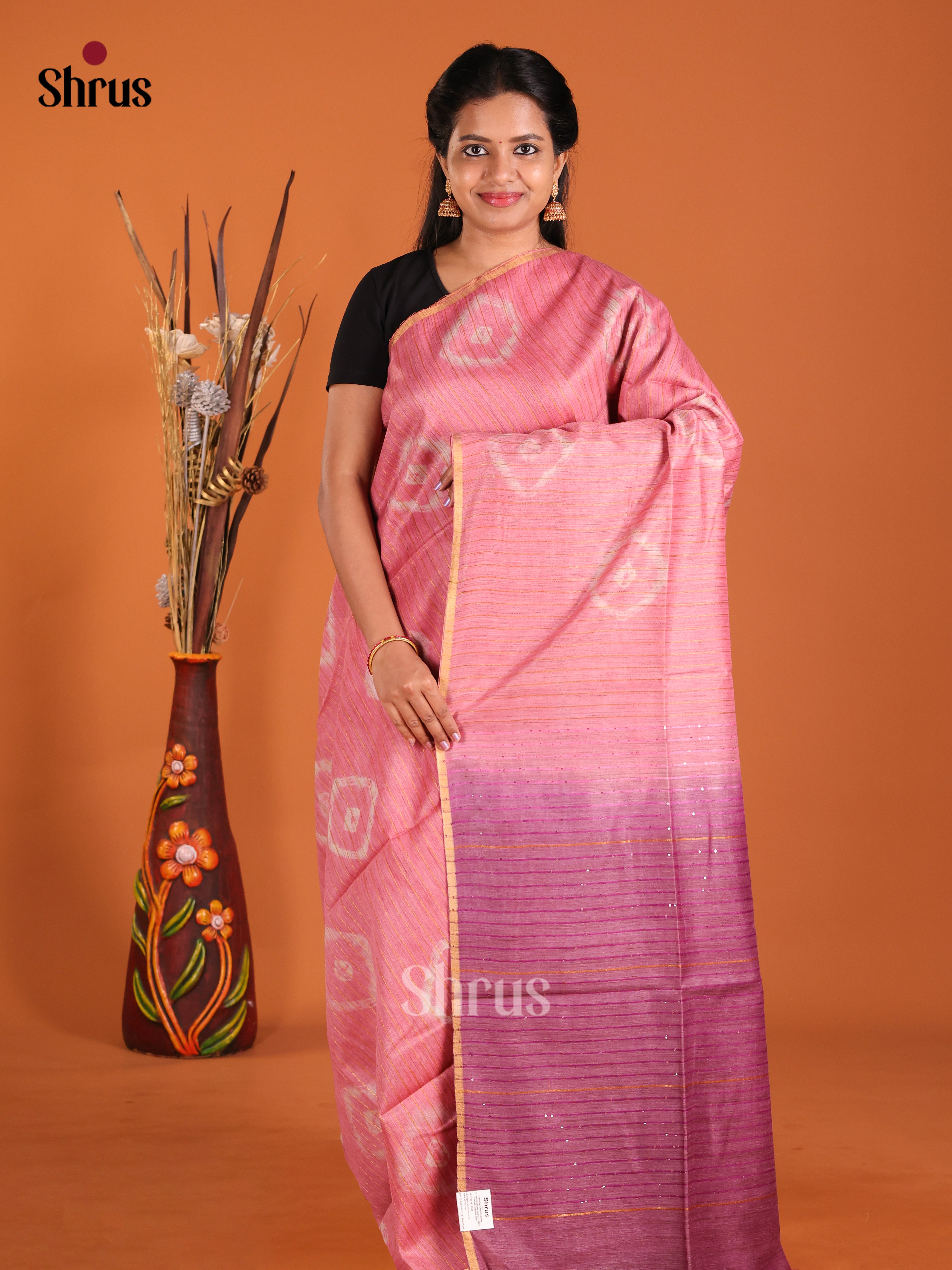 DIS20385 - Shibori Saree - Shop on Shrus.com