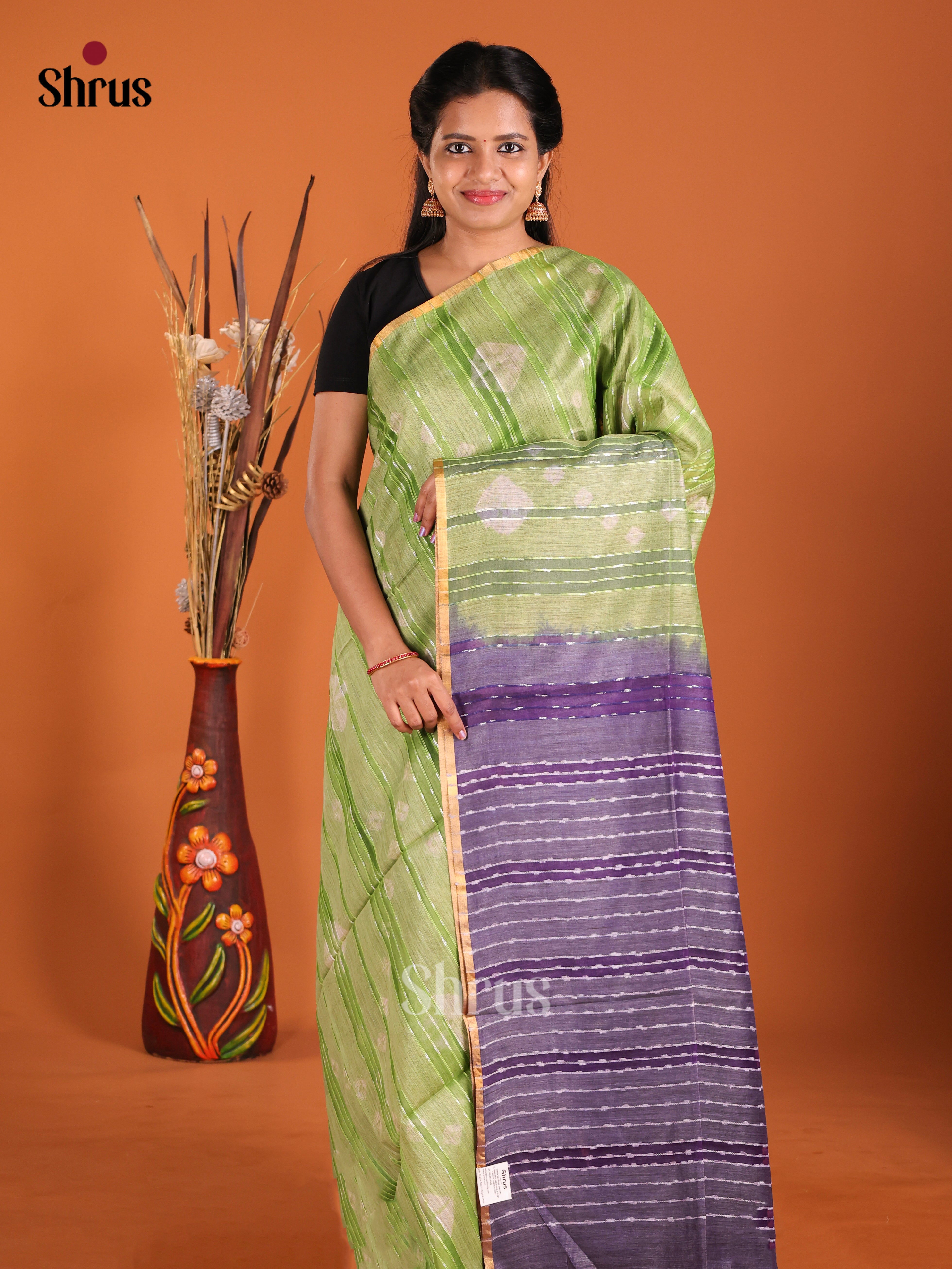 DIS20387 - Shibori Saree - Shop on Shrus.com