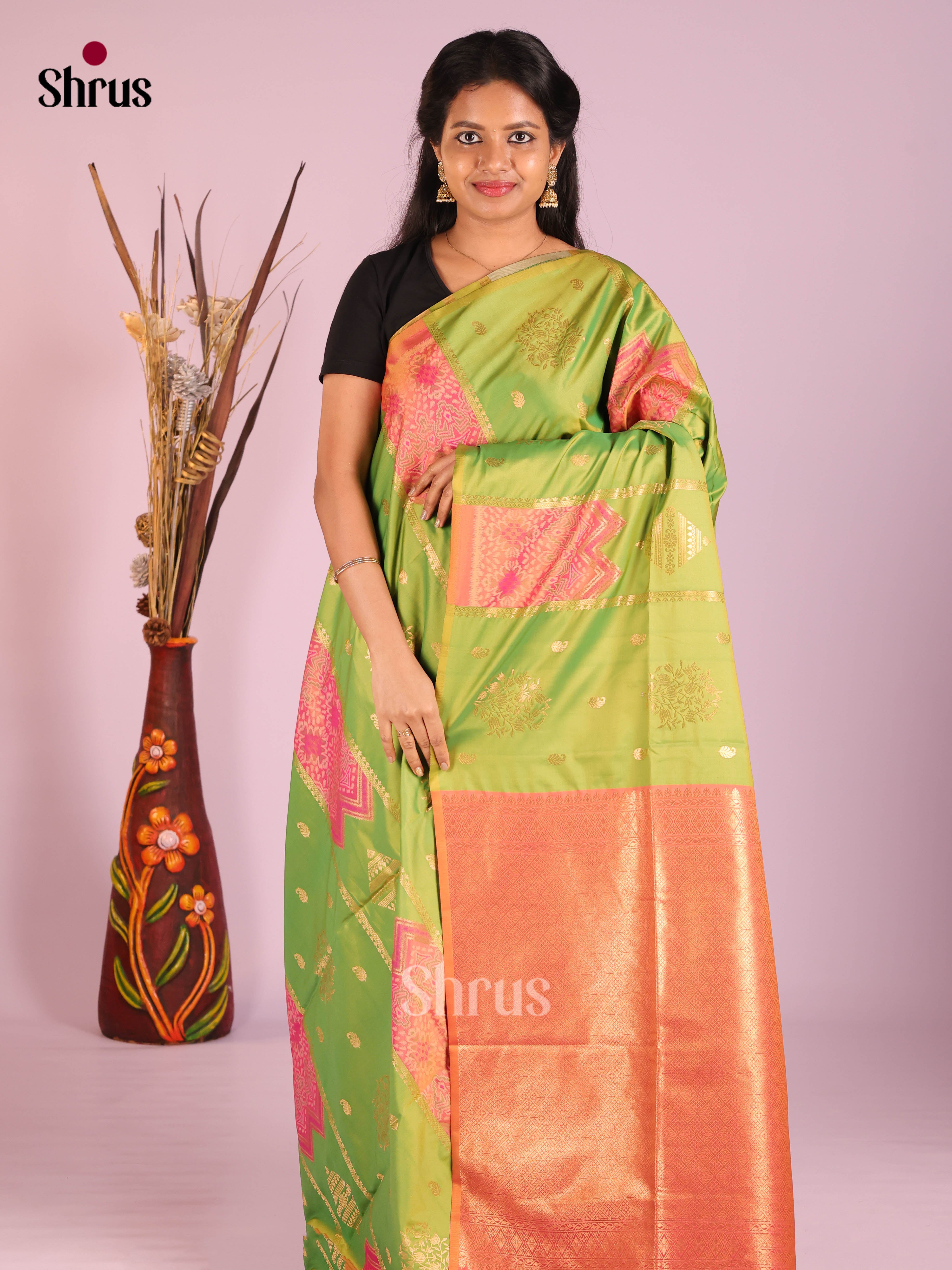 DIS20475 - Semi Softsilk Saree