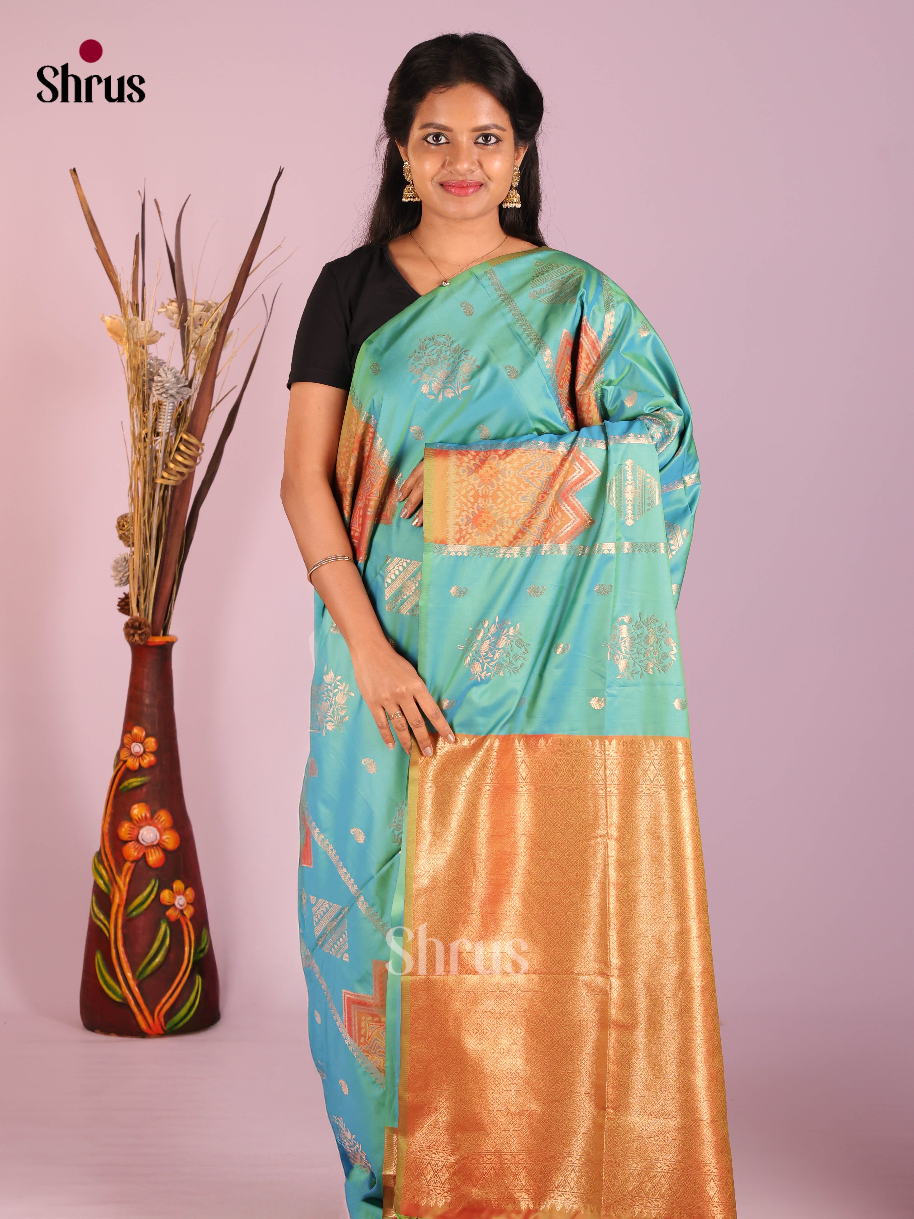 DIS20476 - Semi Softsilk Saree