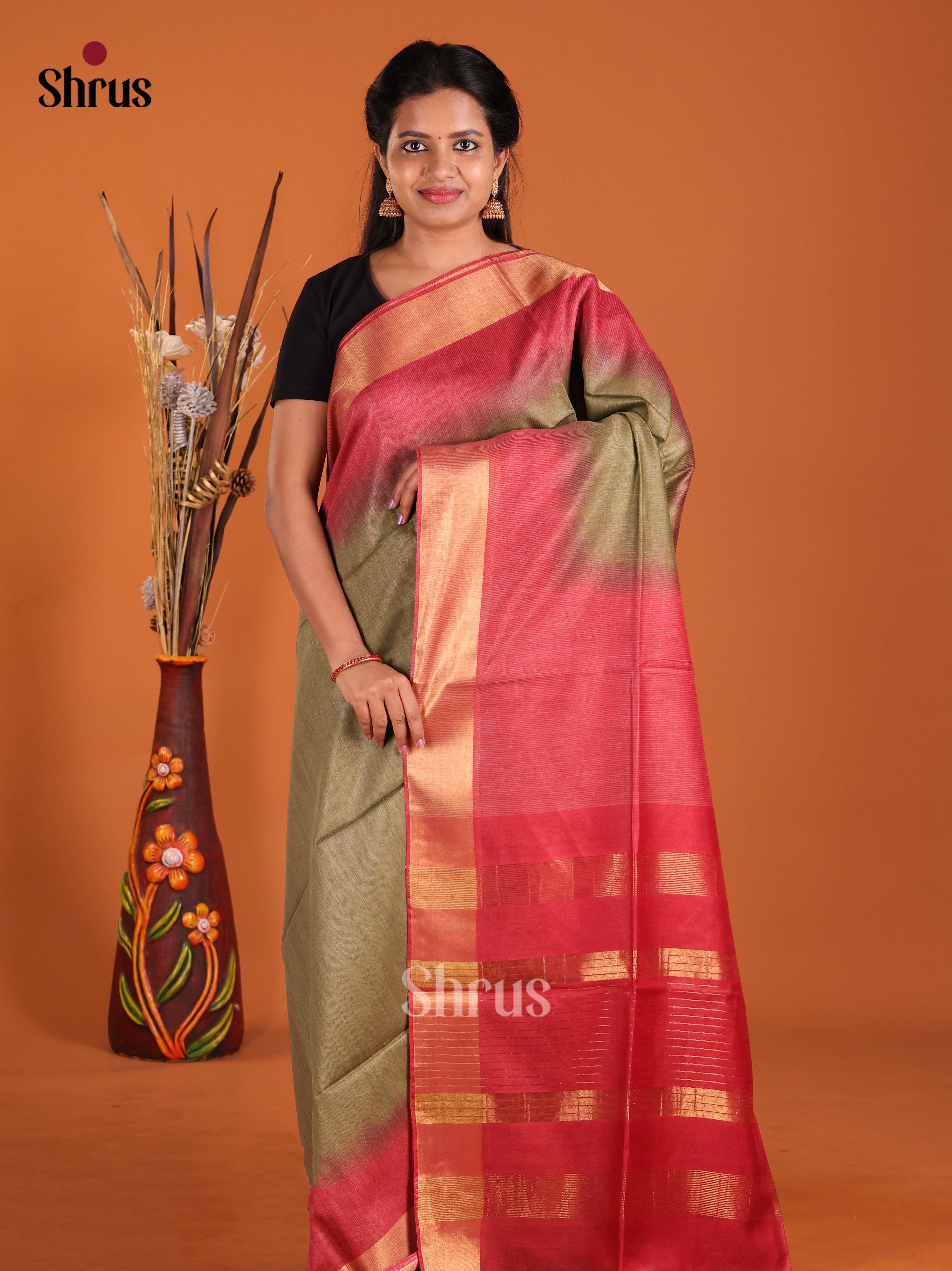 DIS23045 - Semi Tussar Saree