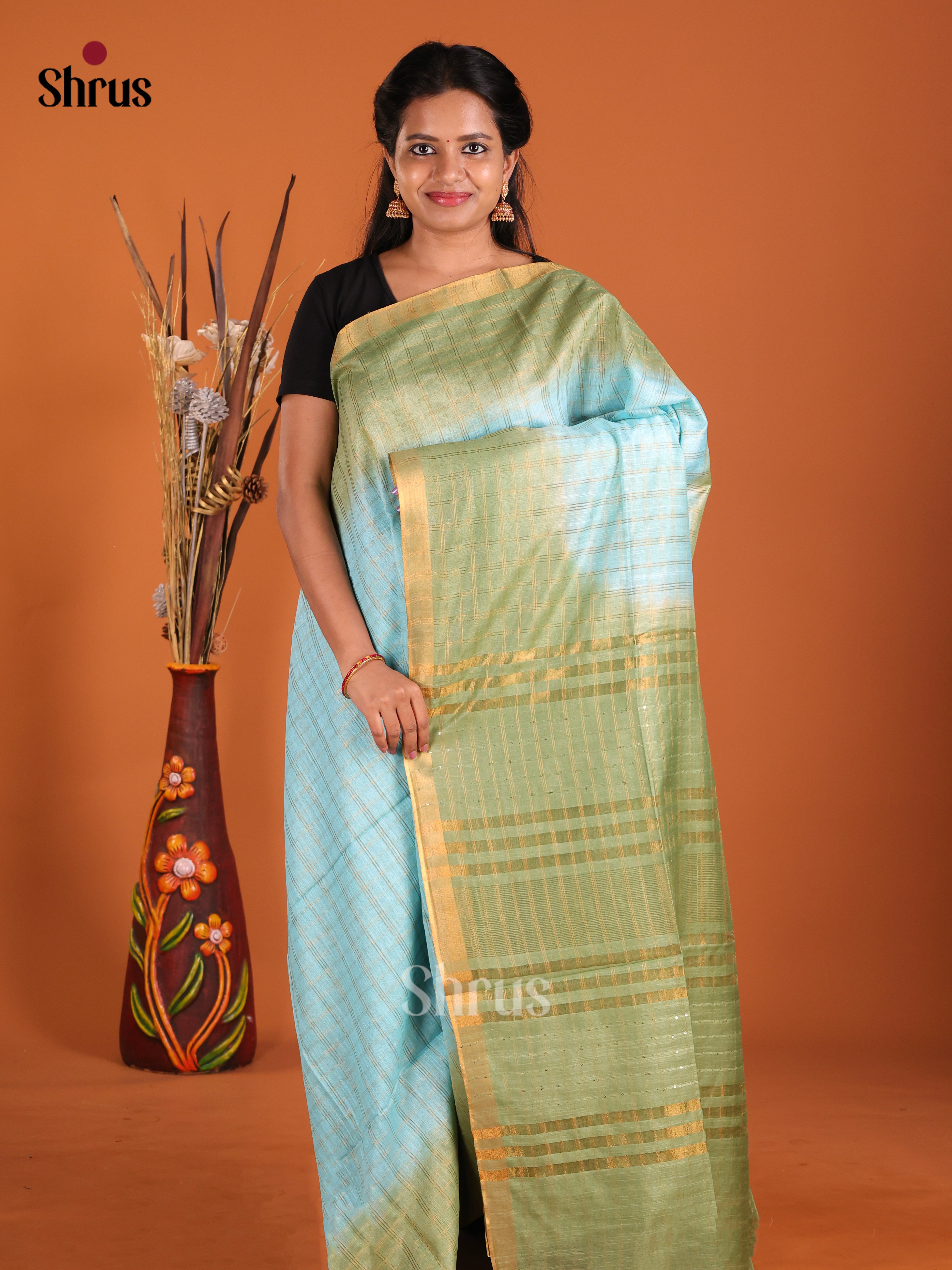 DIS23069 - Semi Tussar Saree