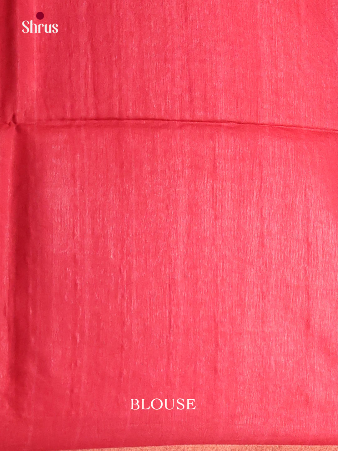 Blue & Red - Semi Tussar Saree