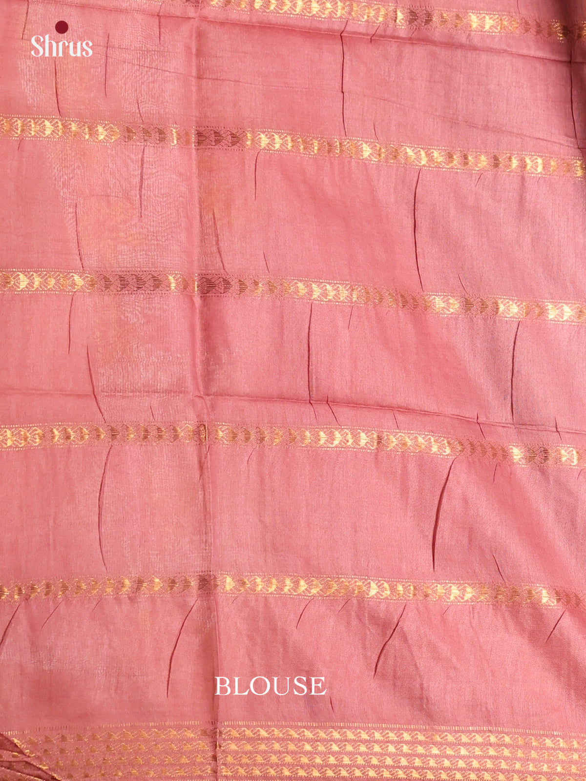 Grey & Pink - Semi Tussar Saree