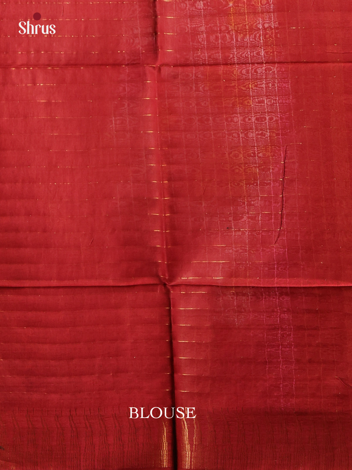 Brown & Red - Semi Tussar Saree