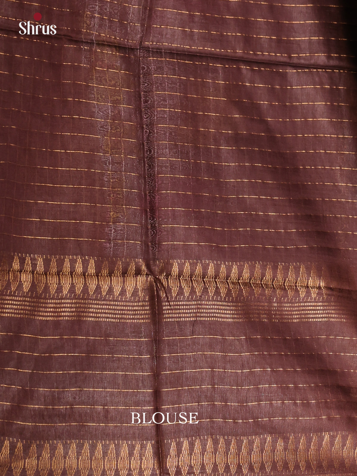 Beige & Brown - Semi Tussar Saree