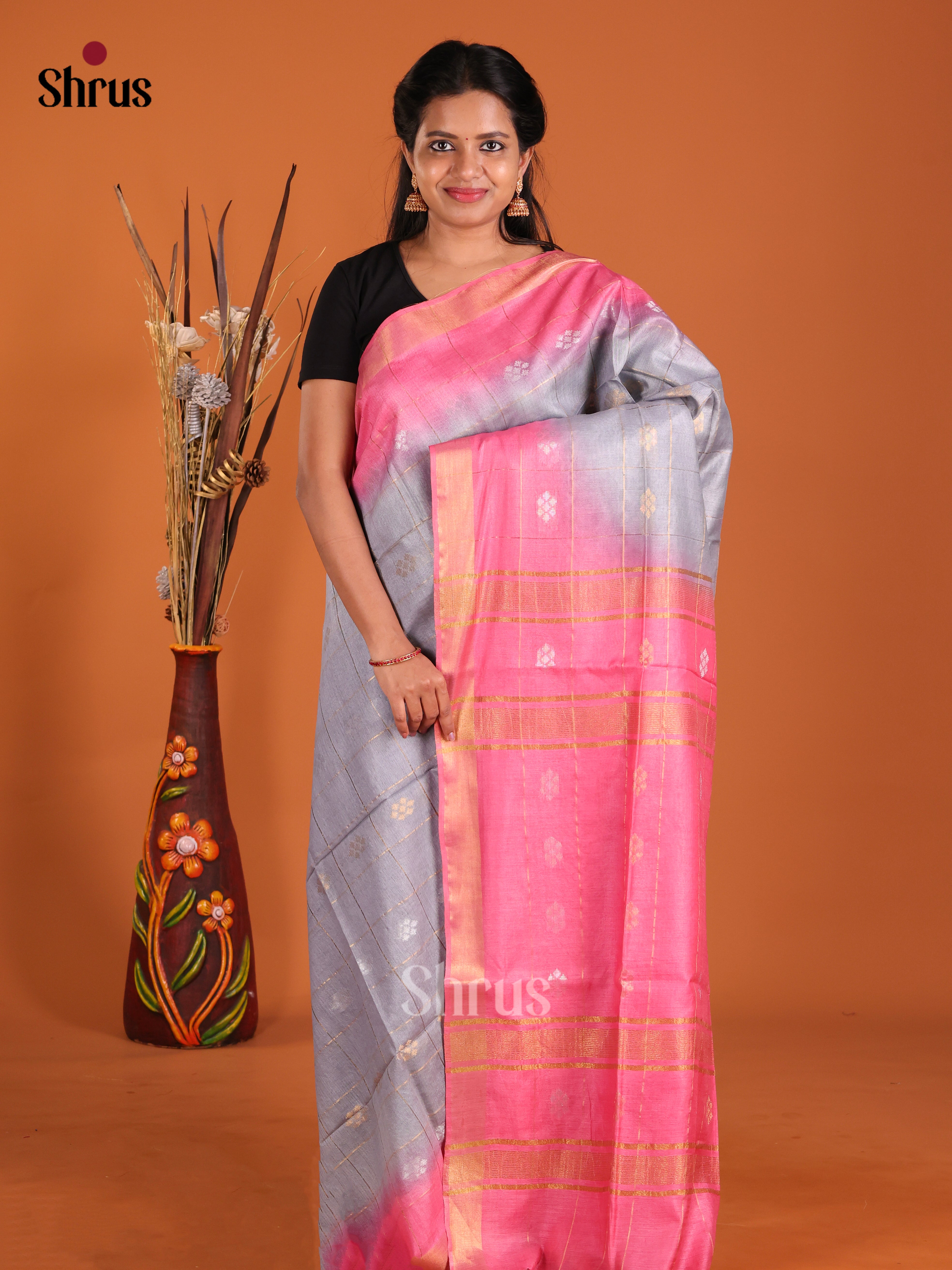 DIS23260 - Semi Tussar Saree