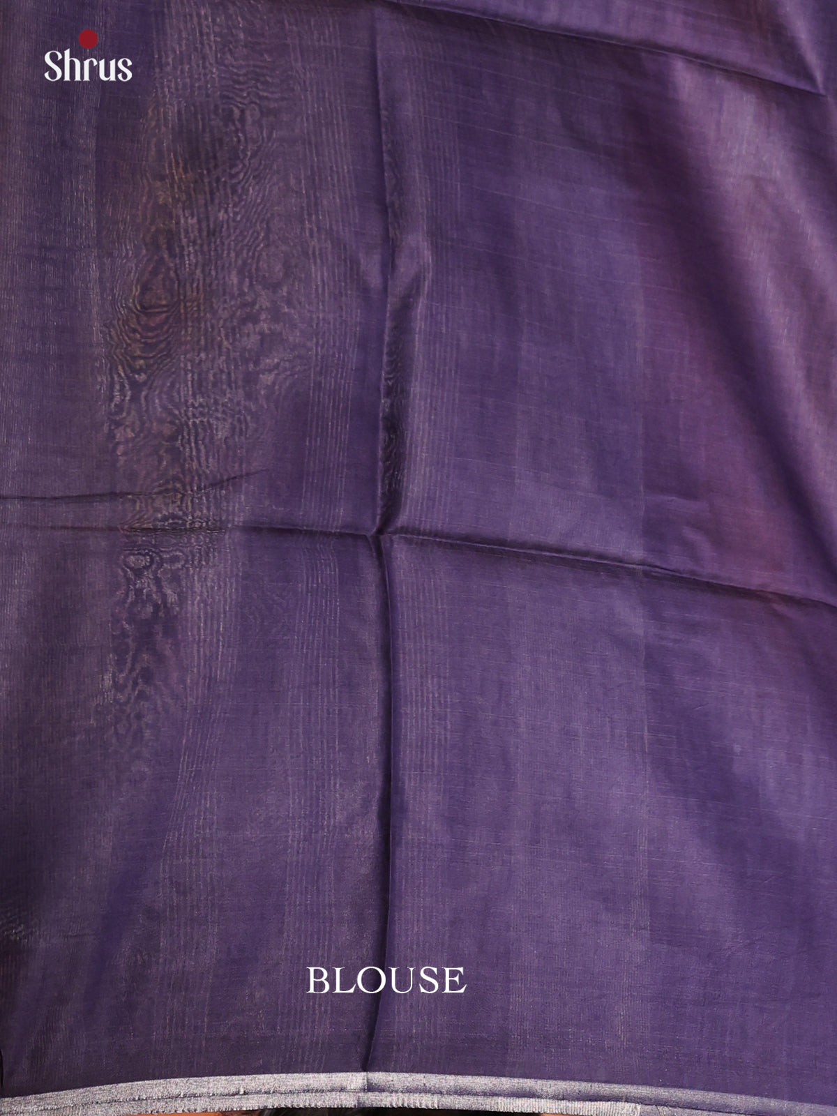 Onion Peel & Blue - Semi Tussar Saree