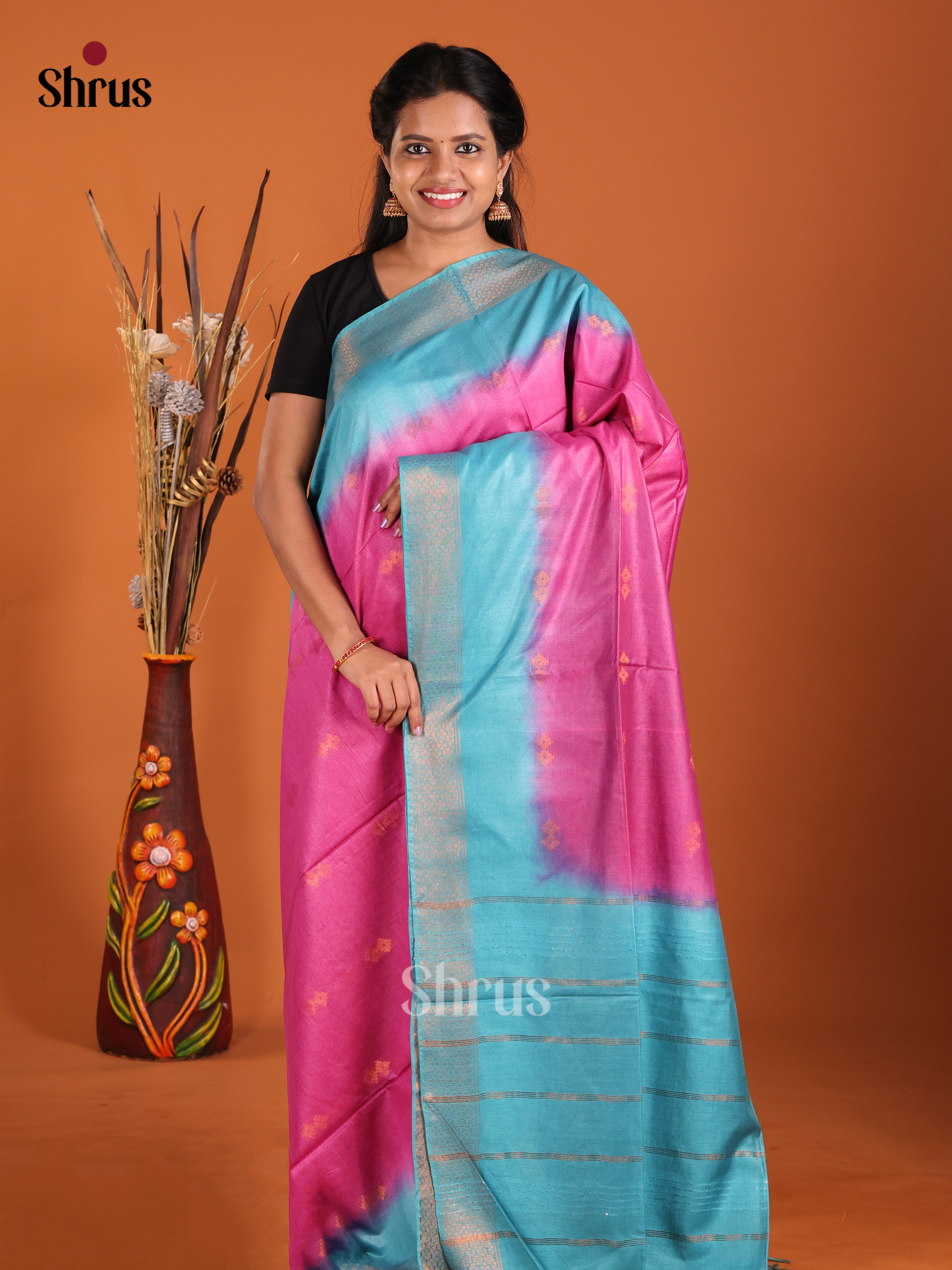 DIS23264 - Semi Tussar Saree