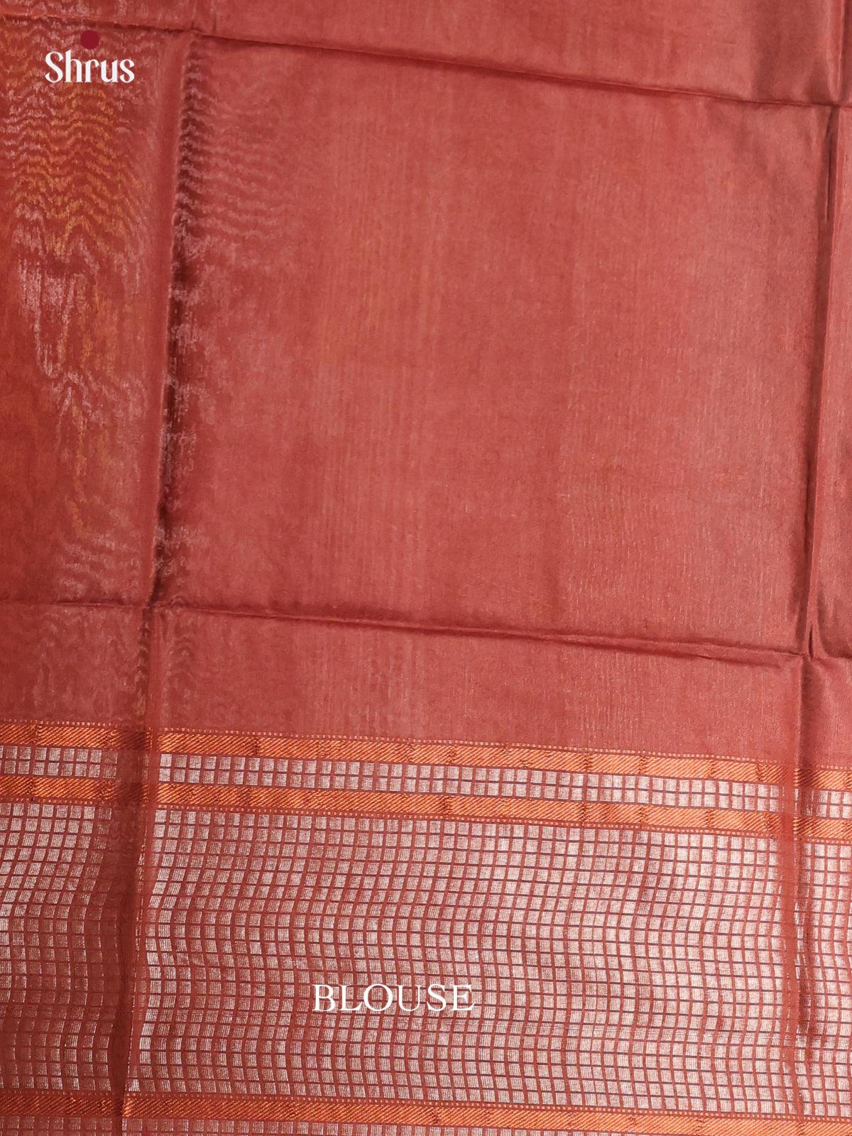 Greyish Blue & Arakku - Semi Tussar Saree