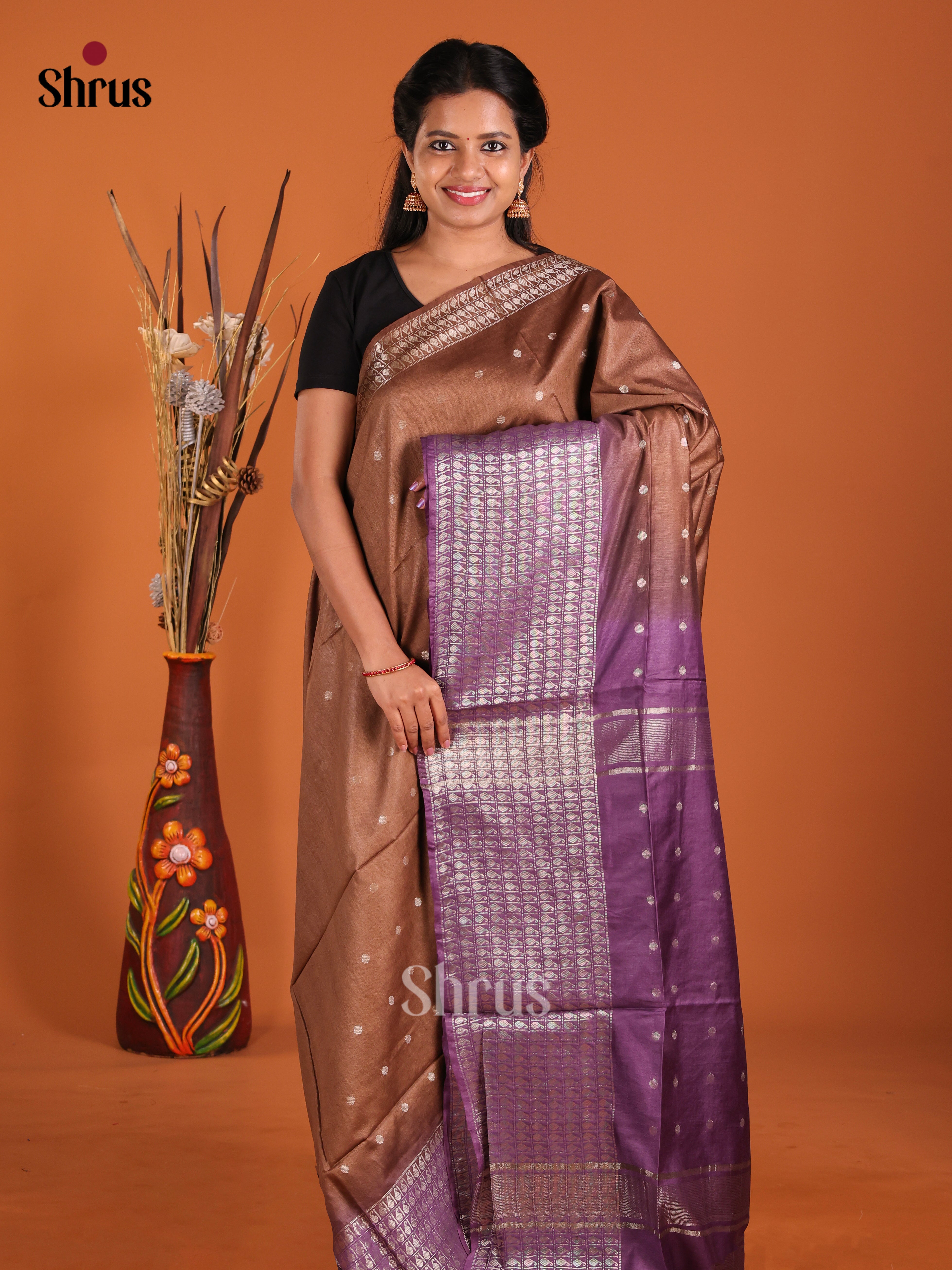 DIS23268 - Semi Tussar Saree