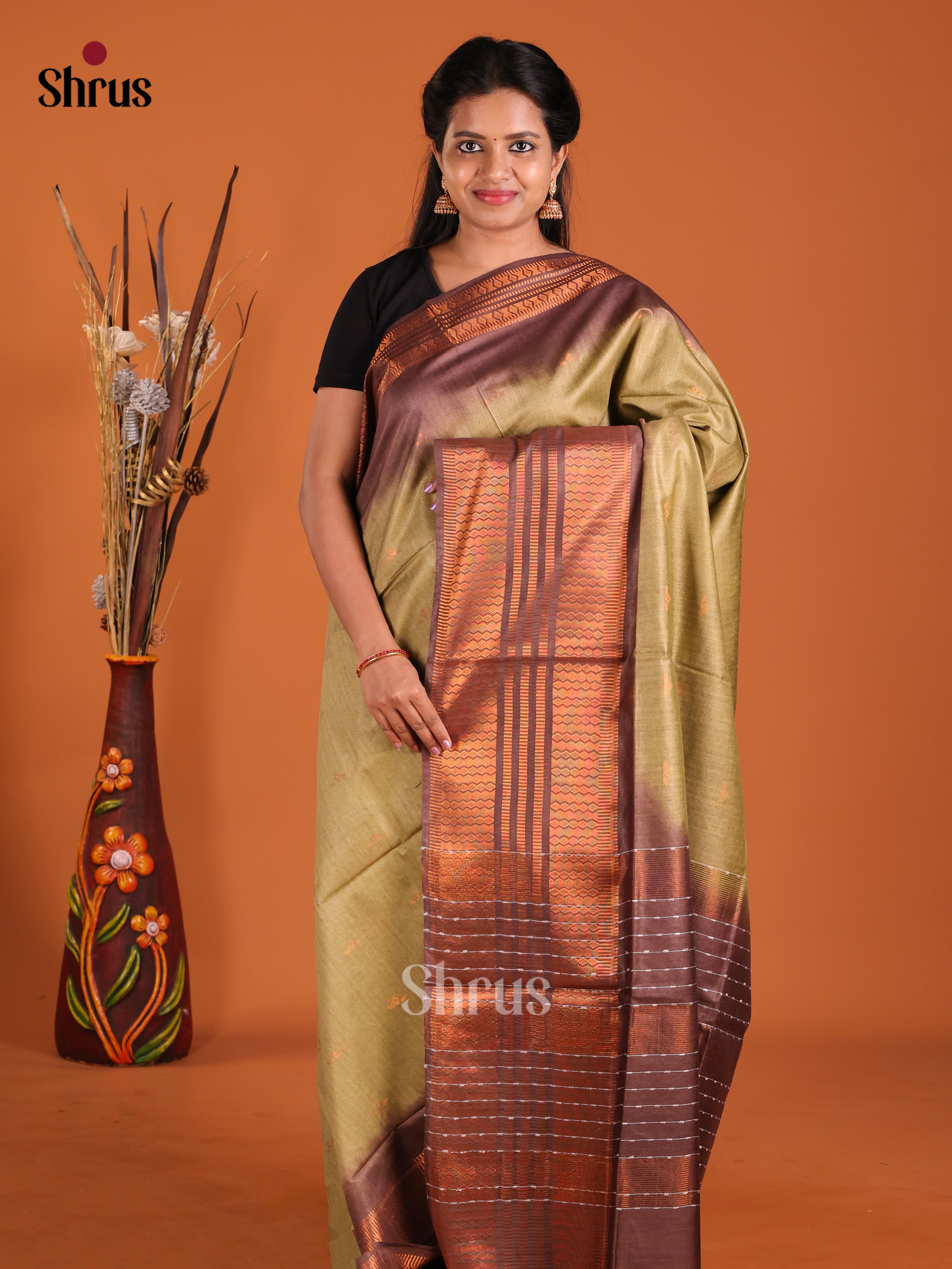 DIS23292 - Semi Tussar Saree