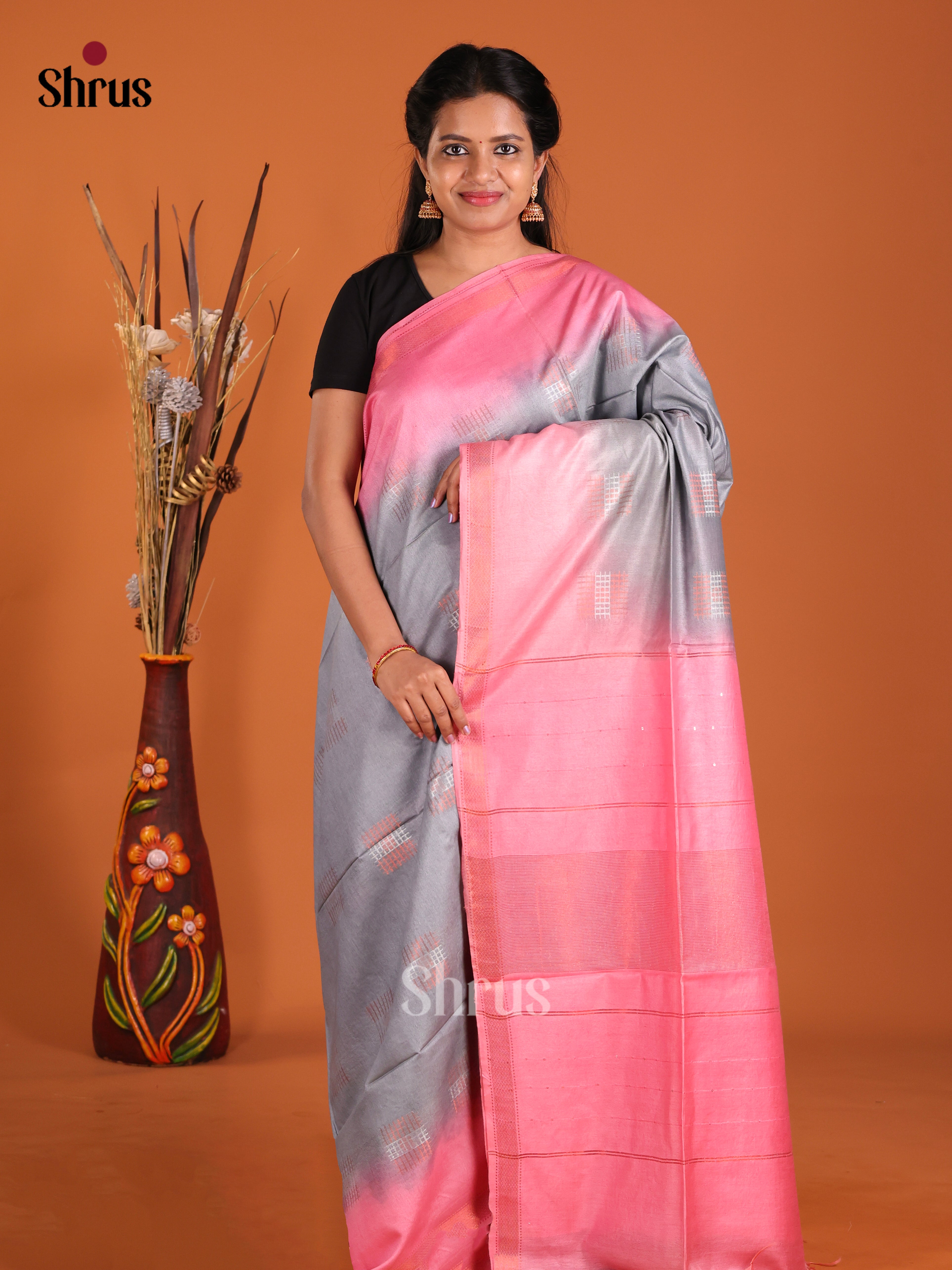DIS23293 - Semi Tussar Saree