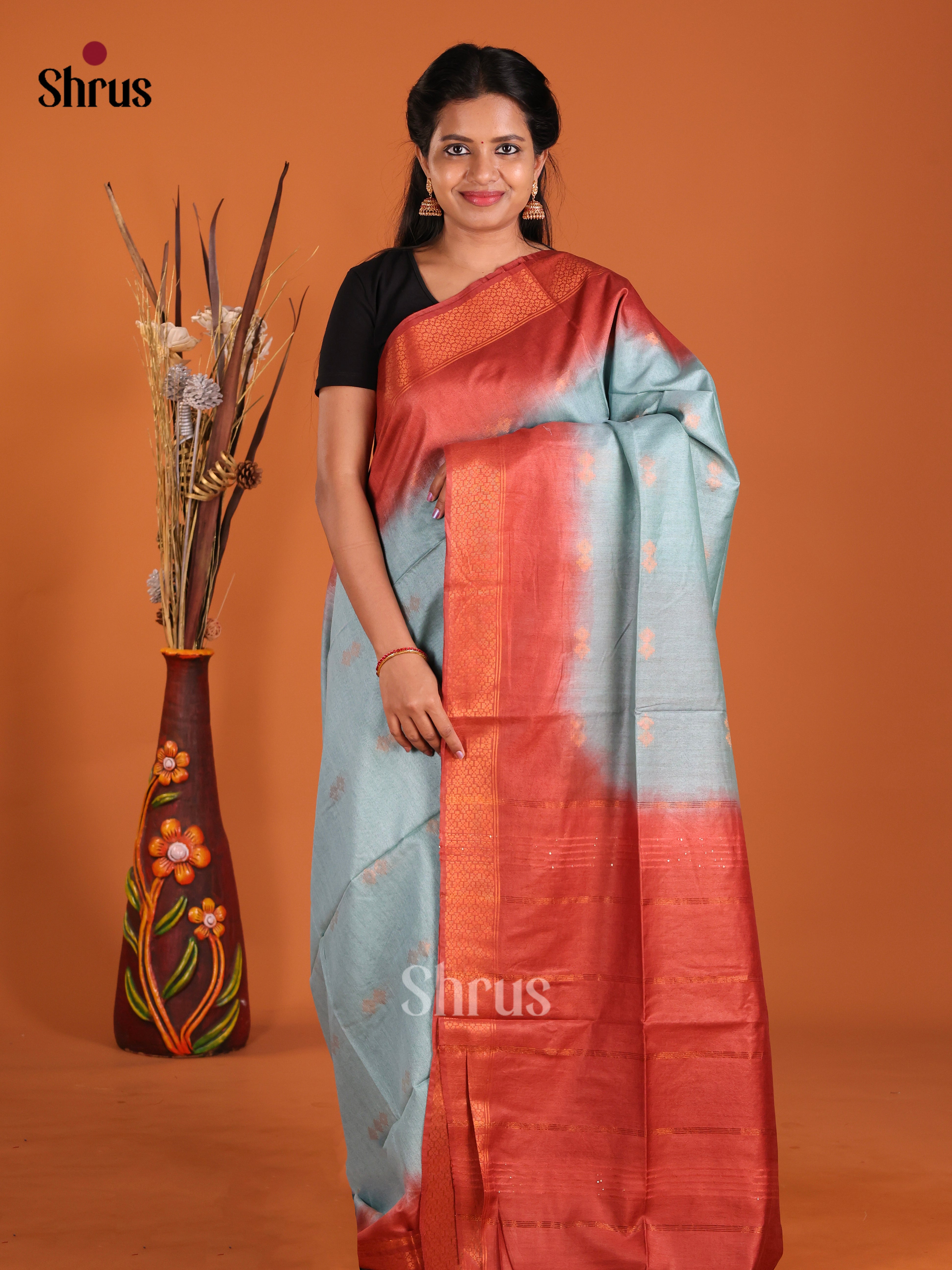 DIS23295 - Semi Tussar Saree