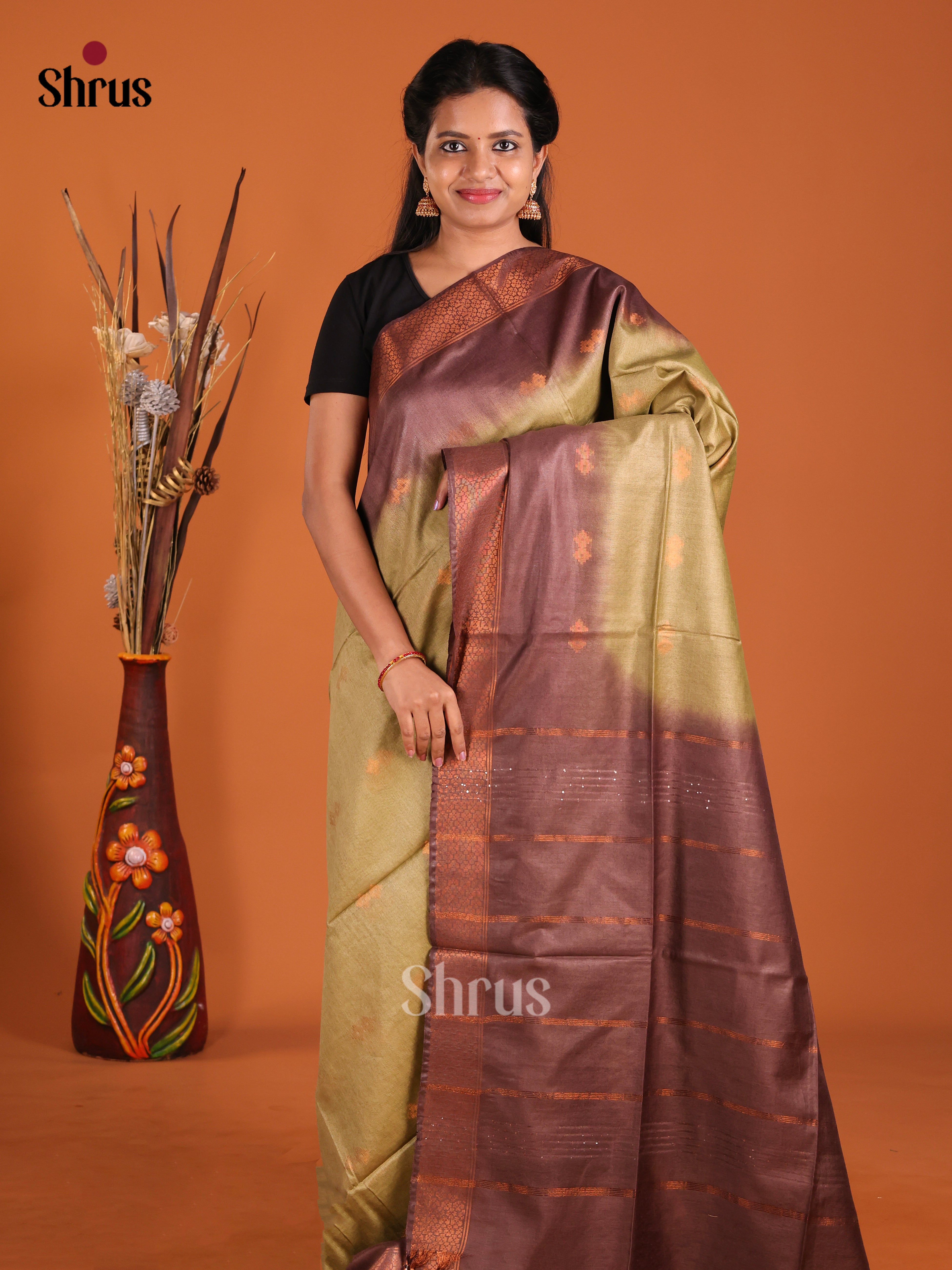 DIS23296 - Semi Tussar Saree