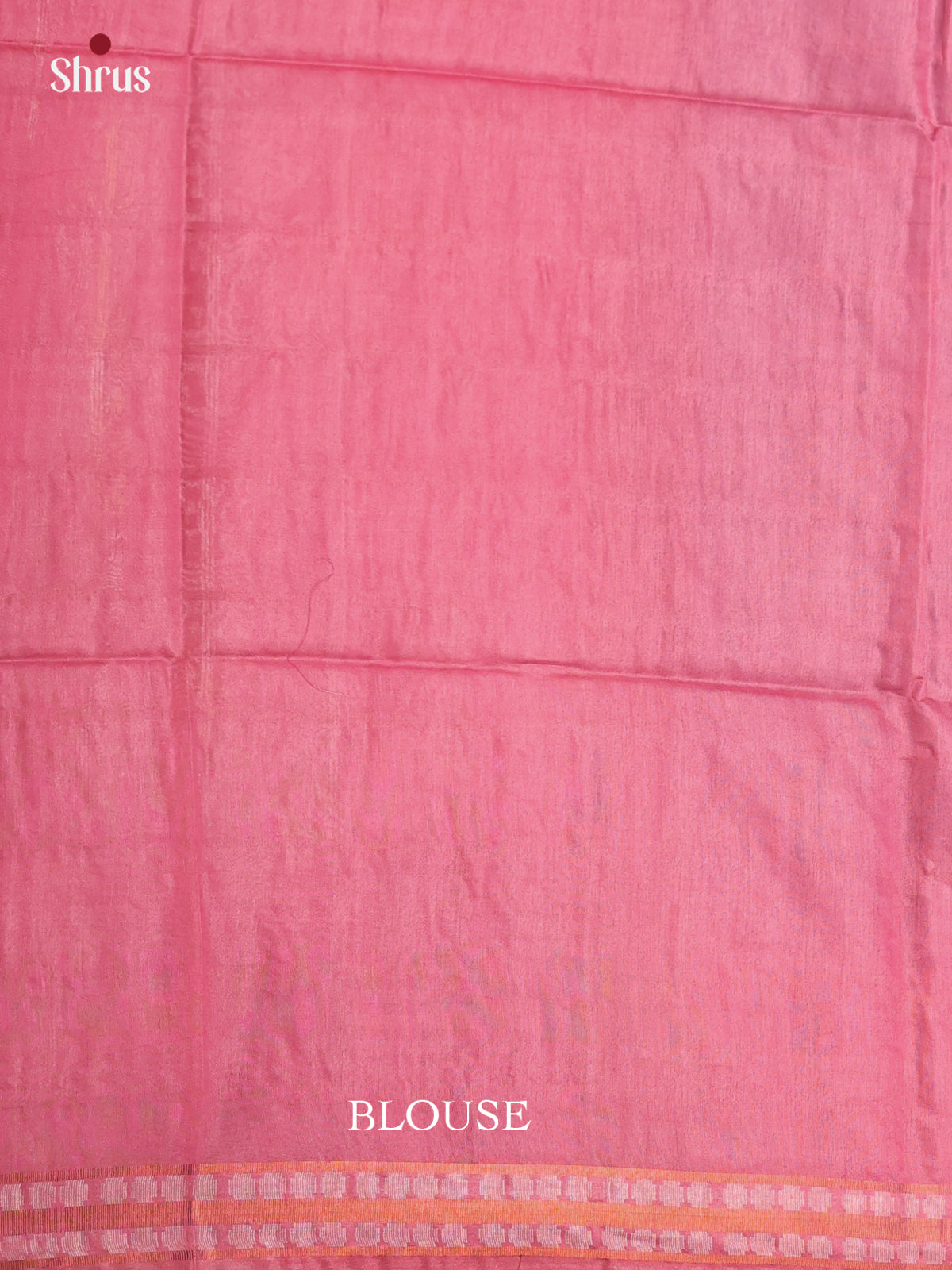 Grey & Pink - Semi Tussar Saree