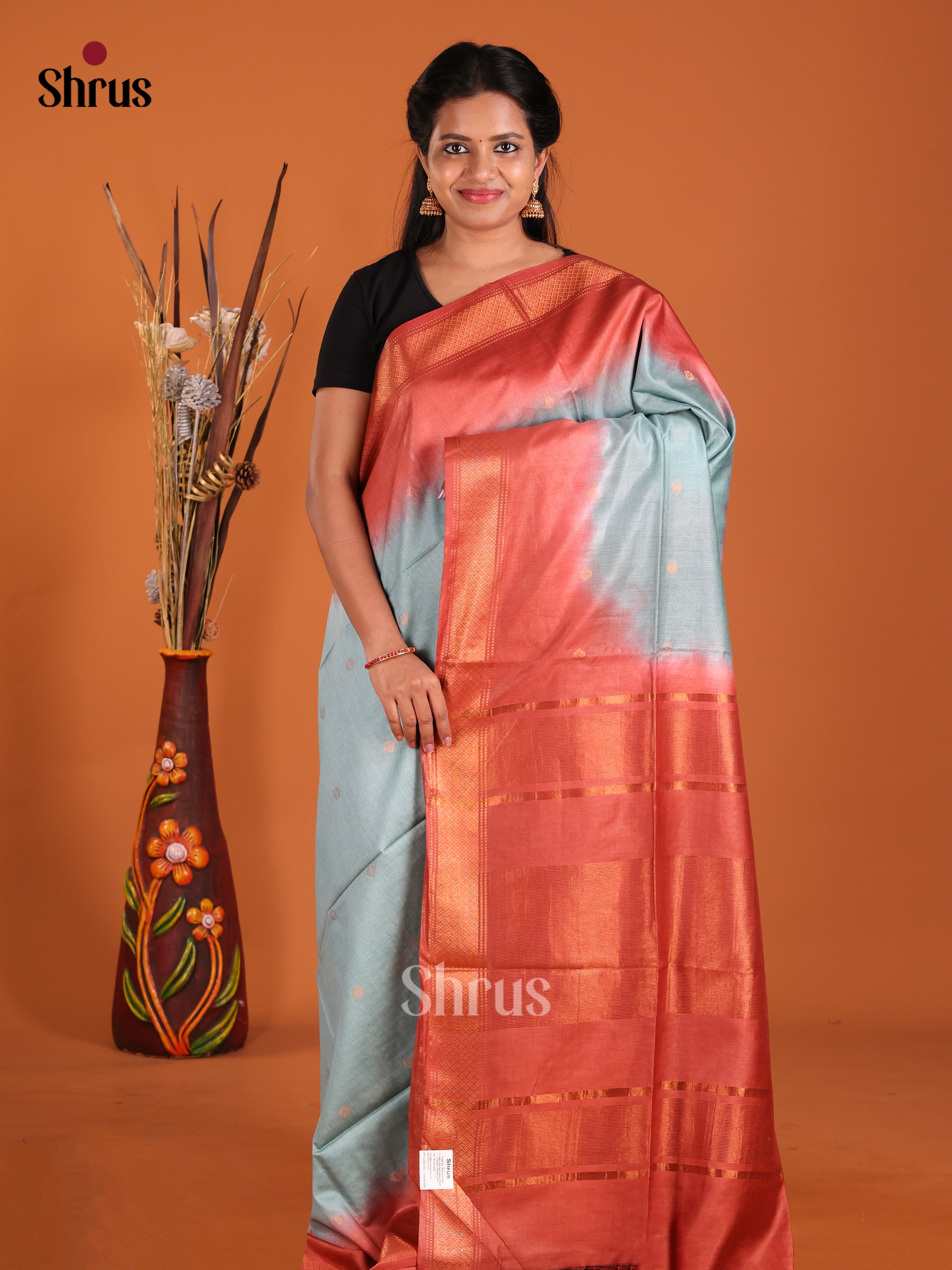 DIS23316 - Semi Tussar Saree