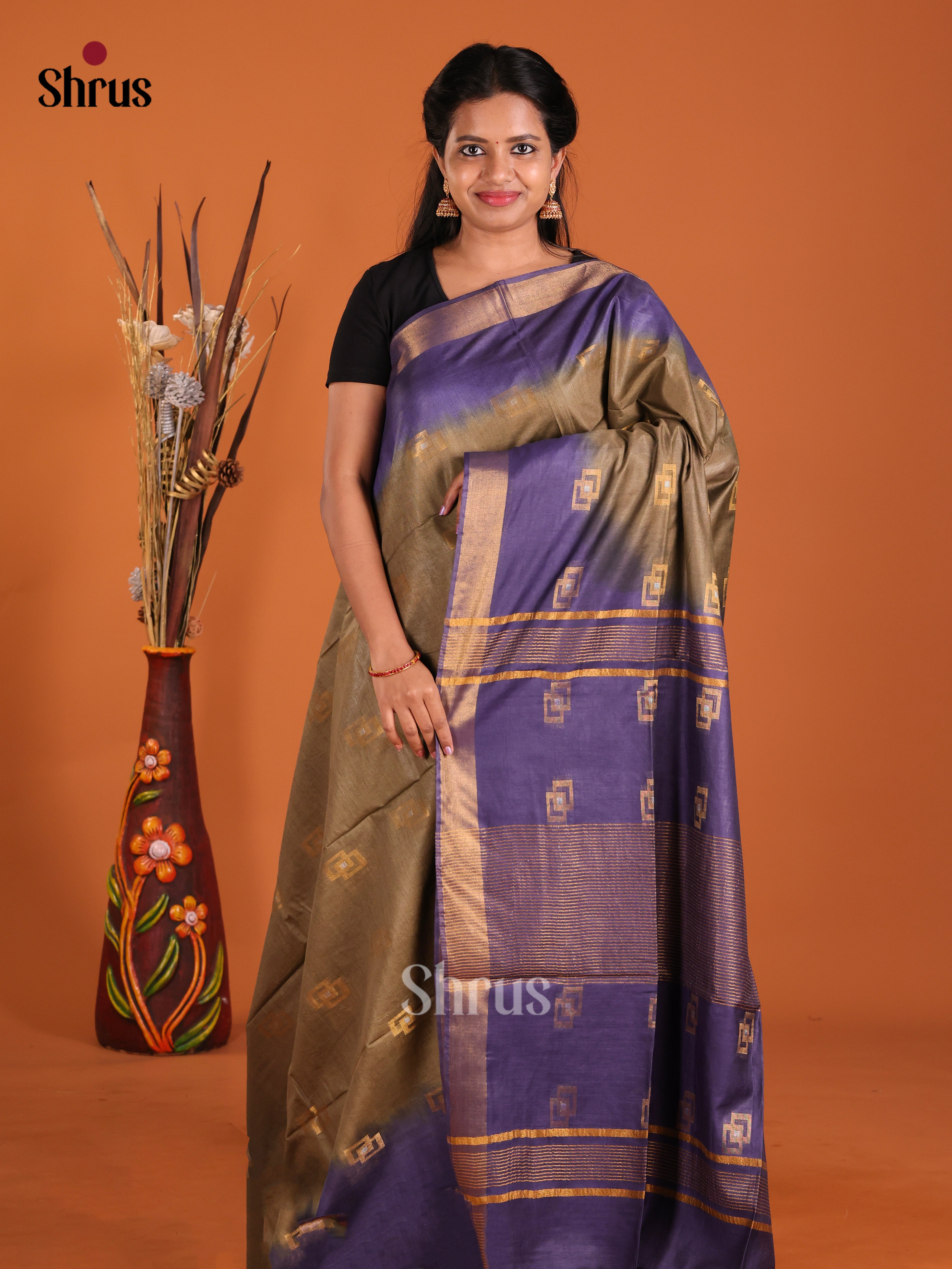 DIS23320 - Semi Tussar Saree