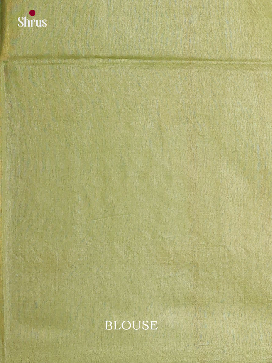 Pink & Green - Semi Tussar Saree