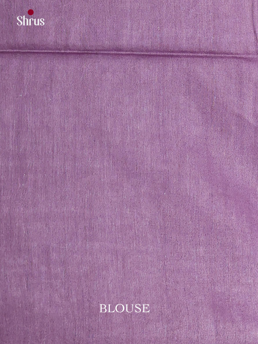 Pink & Purple- Semi Tussar Saree