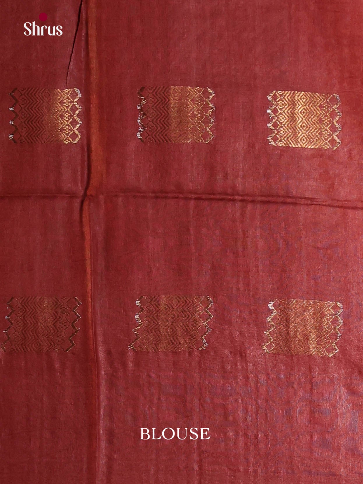 Pink & Maroon- Semi Tussar Saree