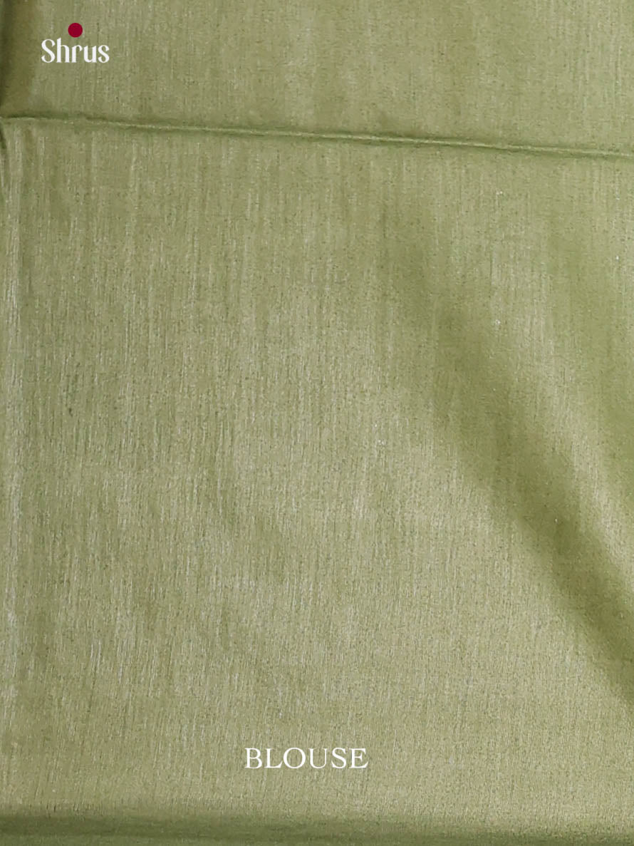 Blue & Green- Semi Tussar Saree