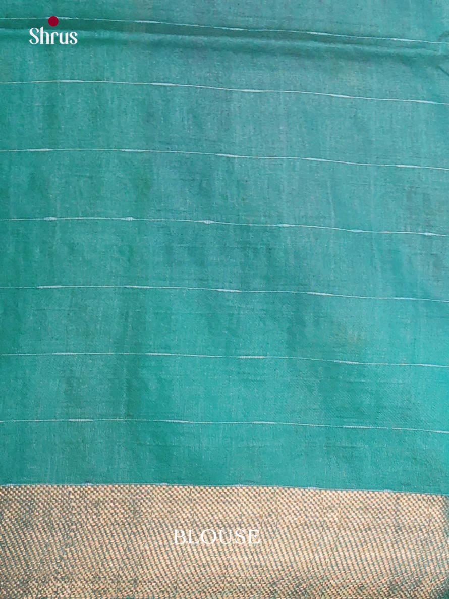 Maroon - Semi Tussar Saree