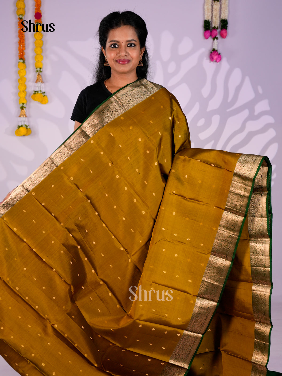DIS23484 - Kanchipuram silk (HR) Saree - Shop on Shrus.com