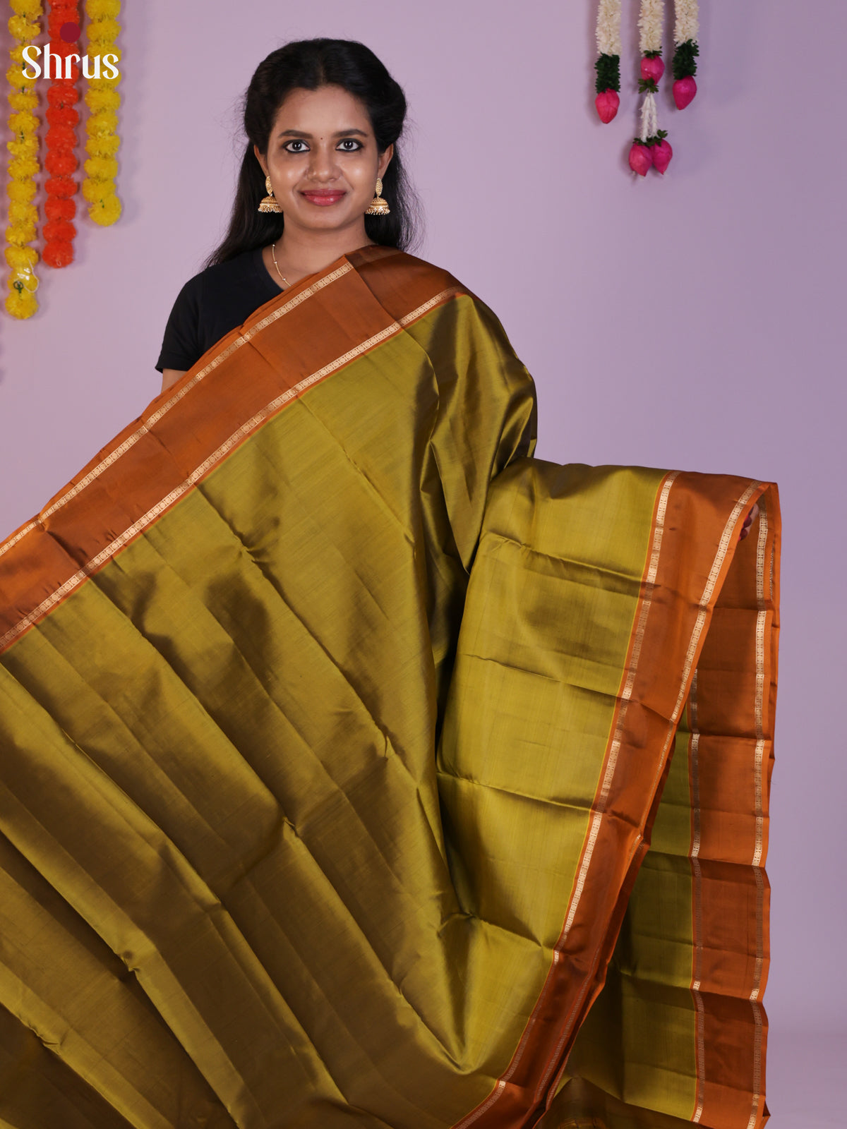 DIS23494 - Kanchipuram silk (LR) Saree - Shop on Shrus.com