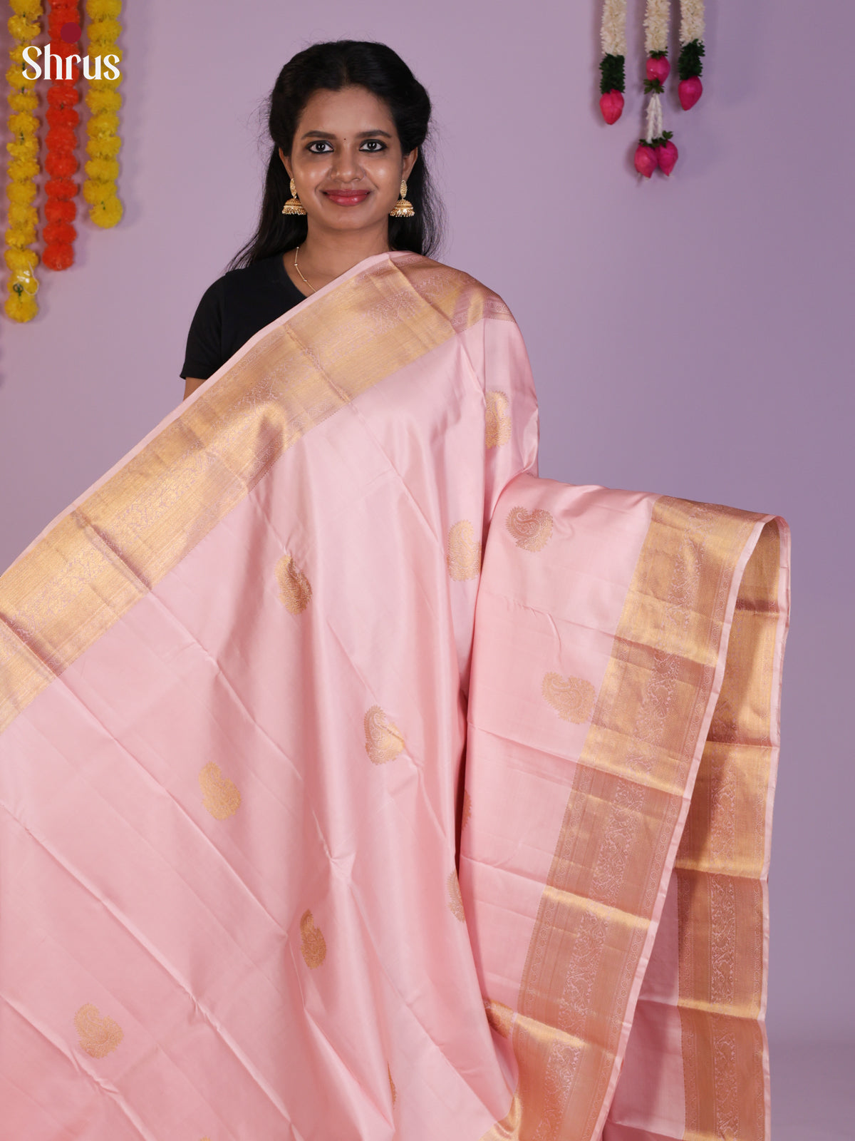 DIS23501 - Kanchipuram silk (HR) Saree - Shop on Shrus.com