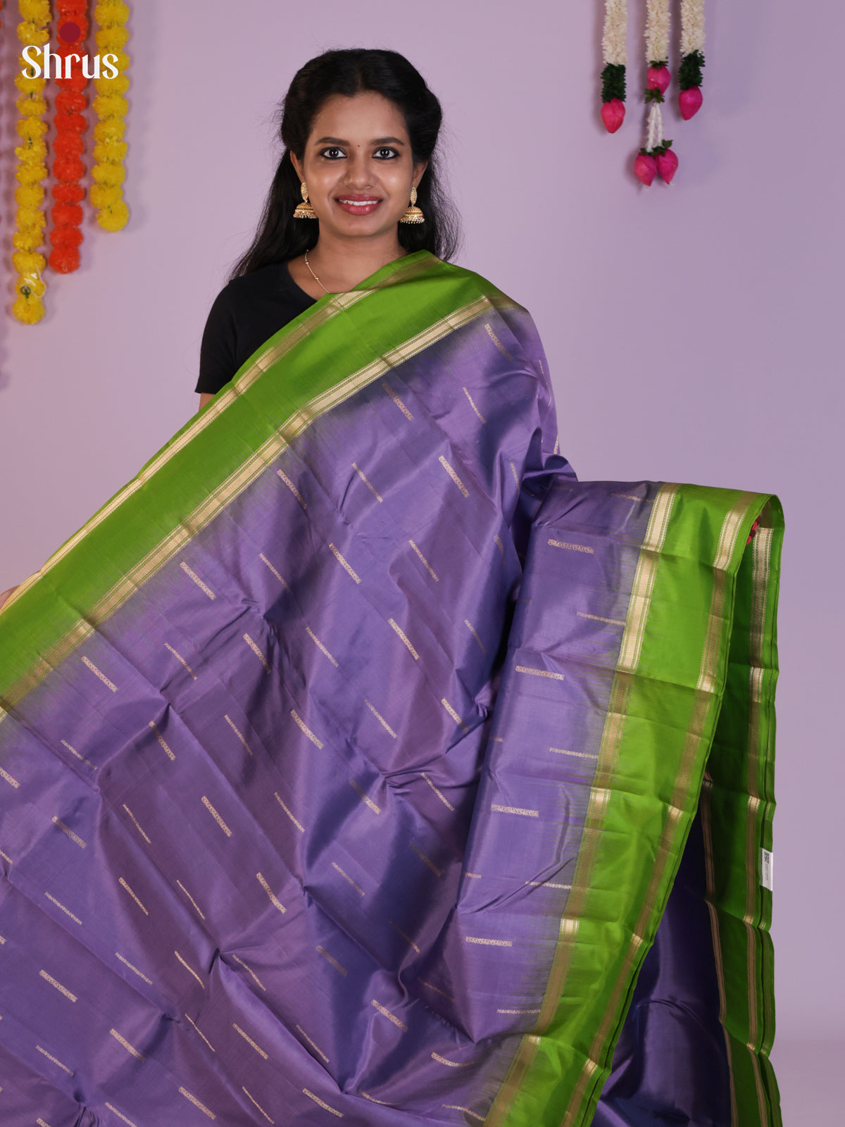 DIS23548 - Kanchipuram silk (HR) Saree - Shop on Shrus.com