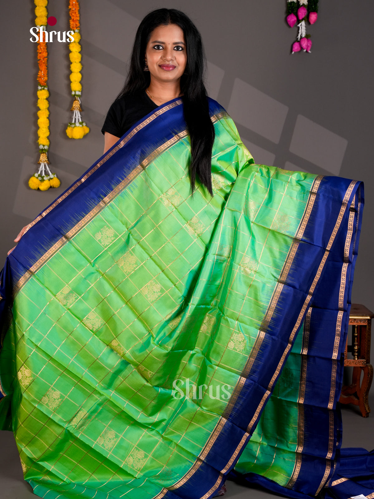 DIS23556 - Kanchipuram silk (HR) Saree - Shop on Shrus.com
