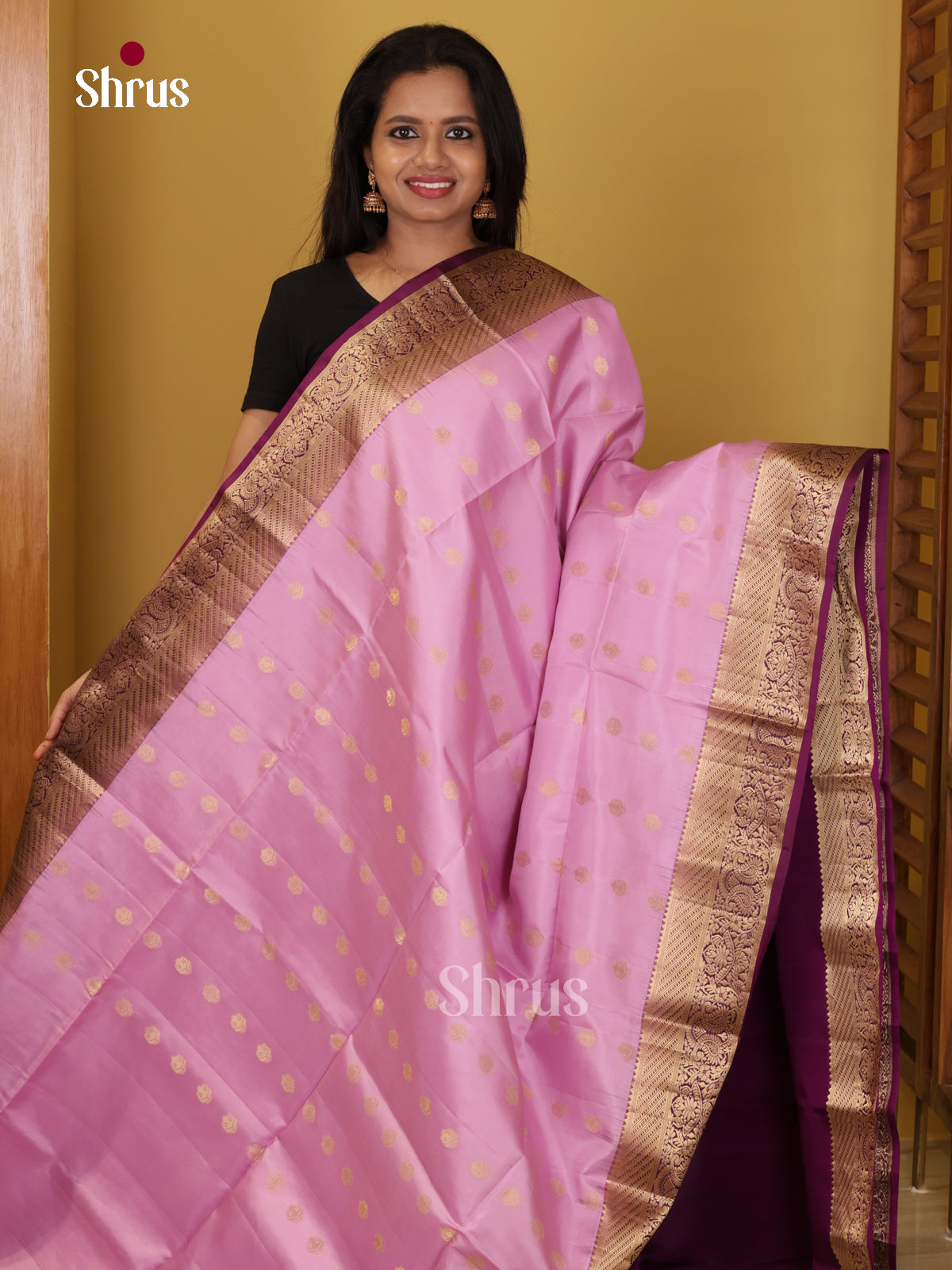DIS23653 - Soft Silk (HR) Saree - Shop on Shrus.com