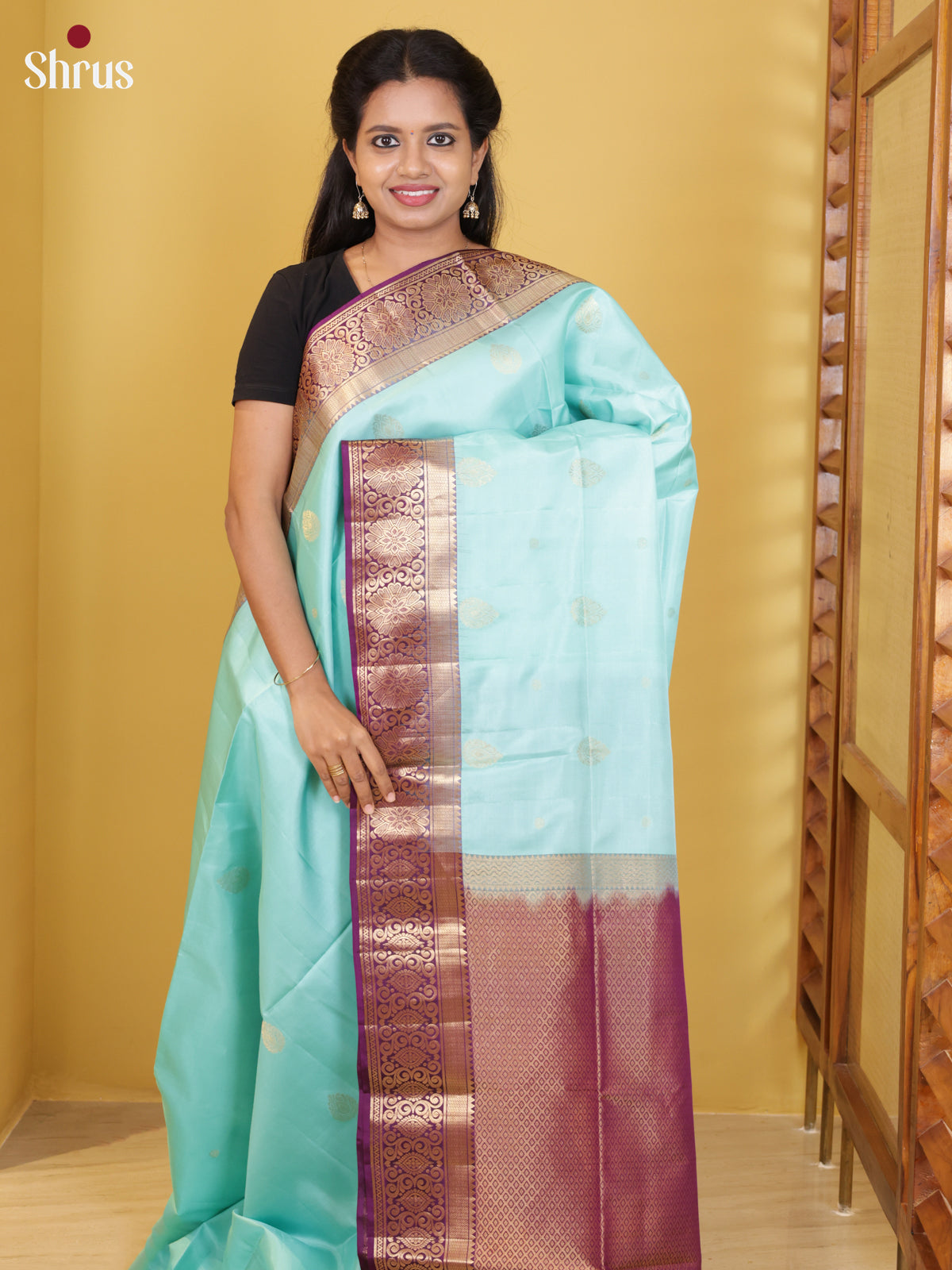 DIS23654 - Soft Silk (HR) Saree - Shop on Shrus.com