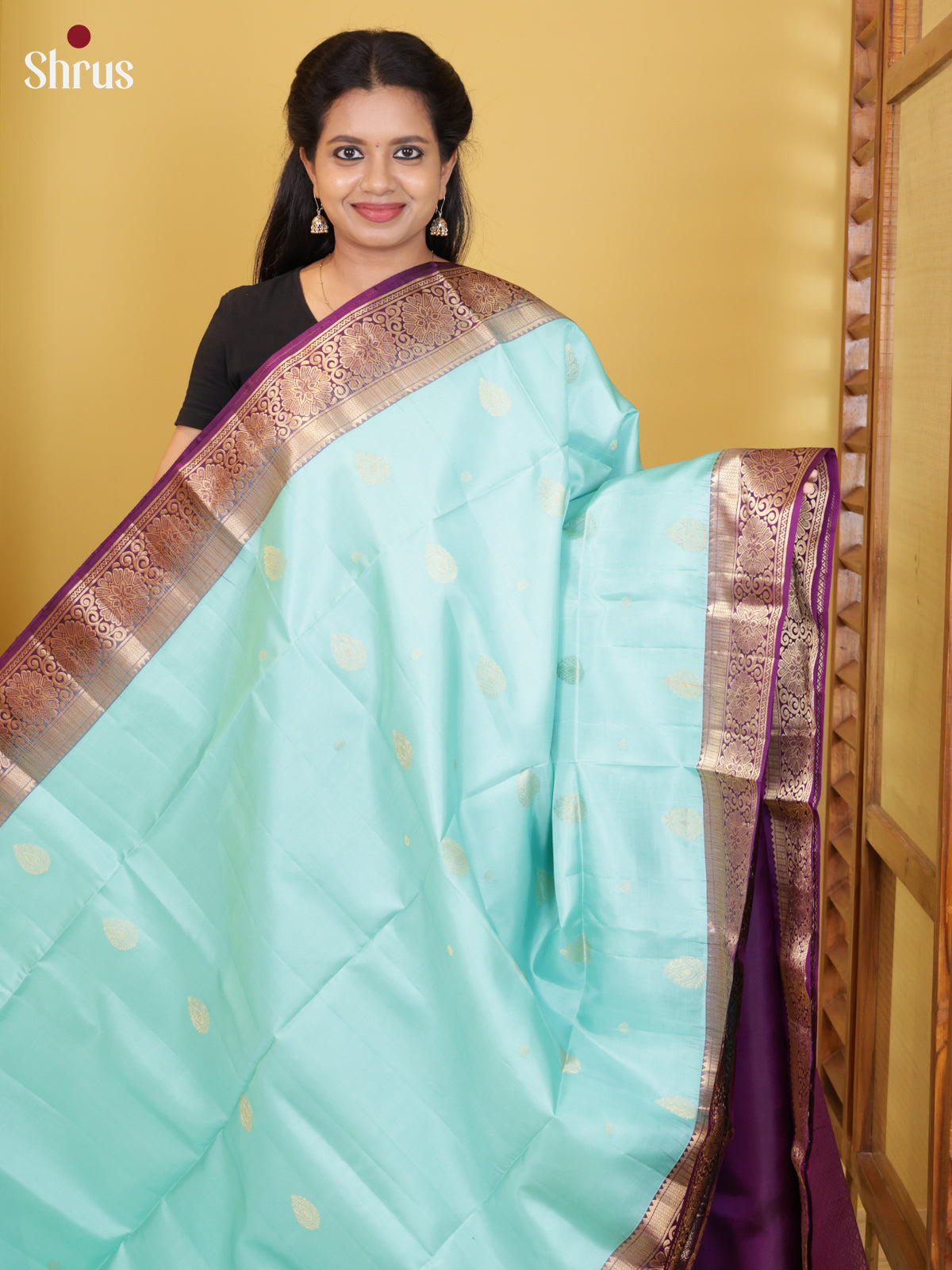 DIS23654 - Soft Silk (HR) Saree - Shop on Shrus.com