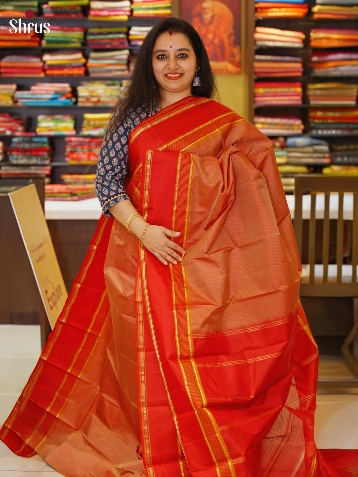 DIS23687 - Kanchipuram silk (LR) Saree - Shop on Shrus.com