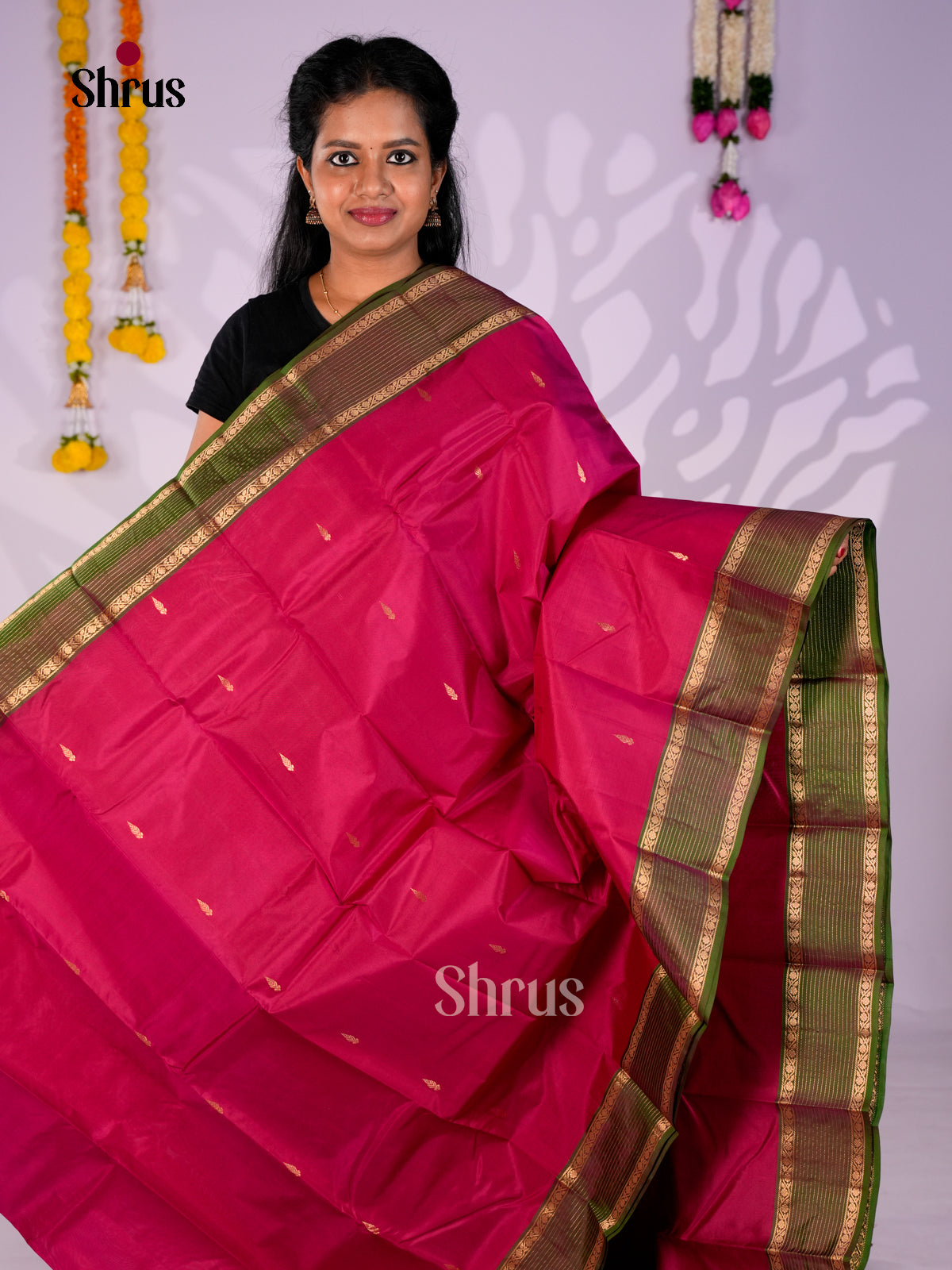DIS23688 - Kanchipuram silk (LR) Saree - Shop on Shrus.com