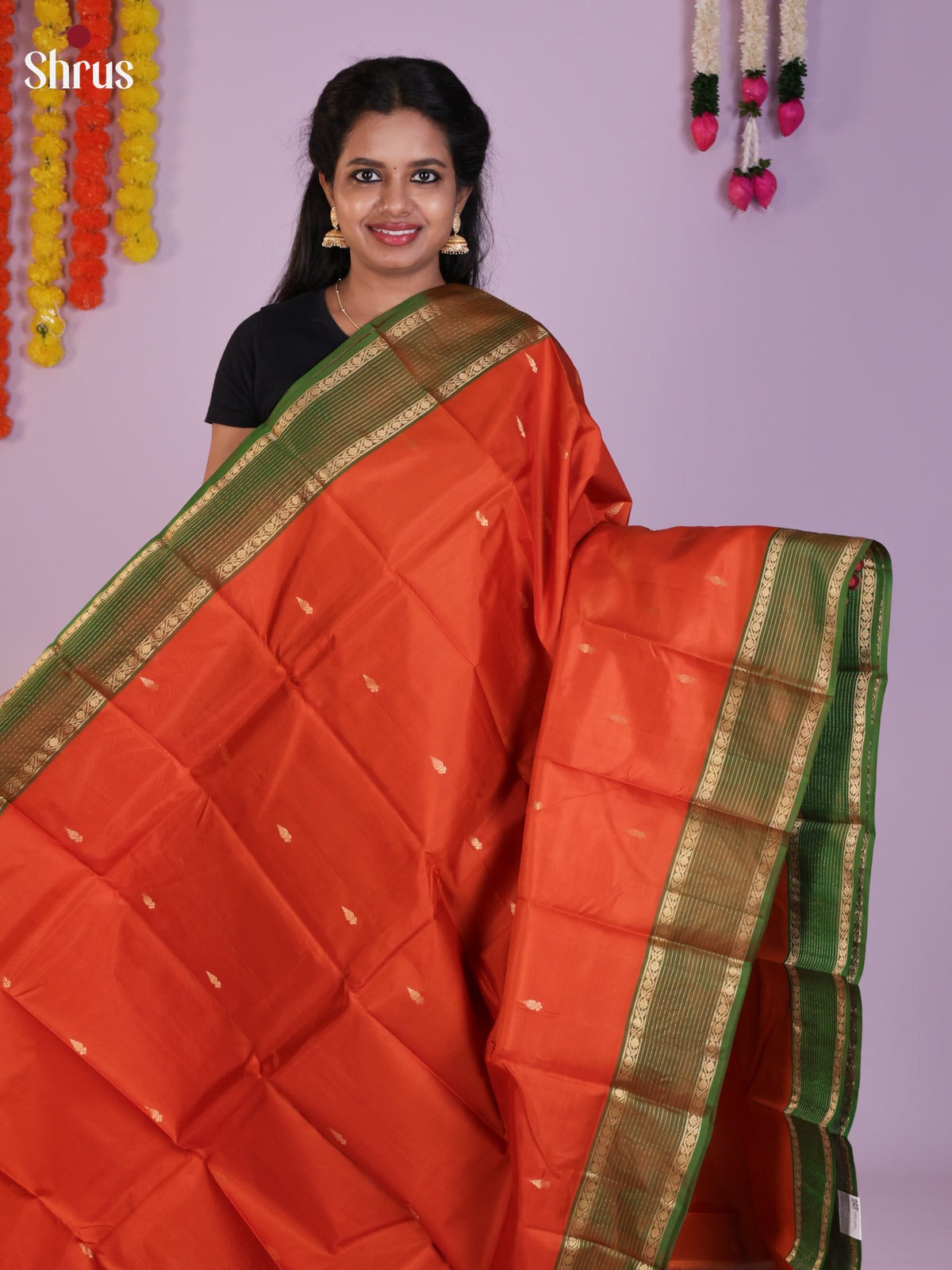 DIS23689 - Kanchipuram silk (LR) Saree - Shop on Shrus.com