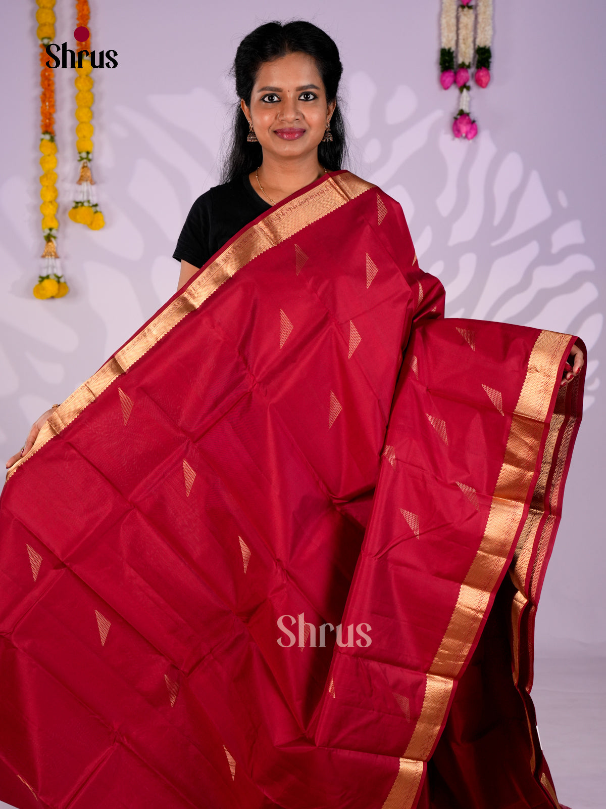 DIS23706 - Kanchipuram silk (LR) Saree - Shop on Shrus.com