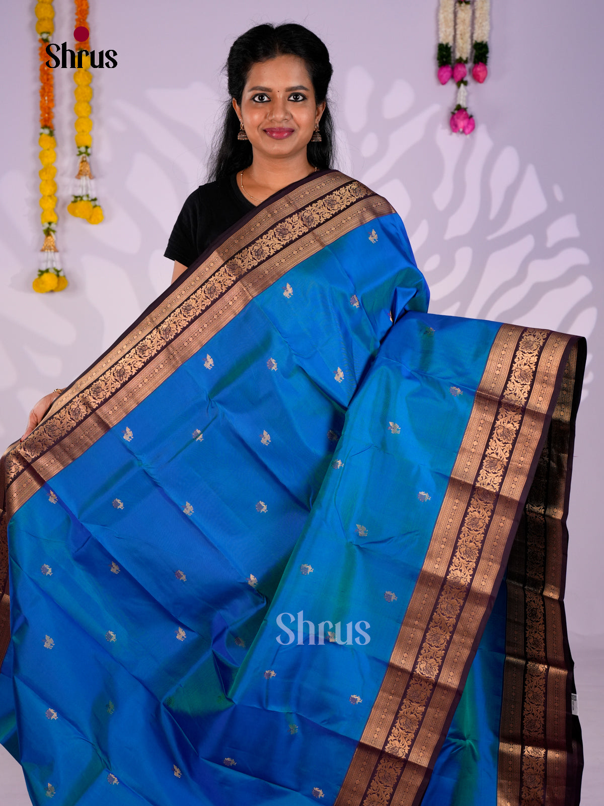 DIS23752 - Kanchipuram silk (HR) Saree - Shop on Shrus.com
