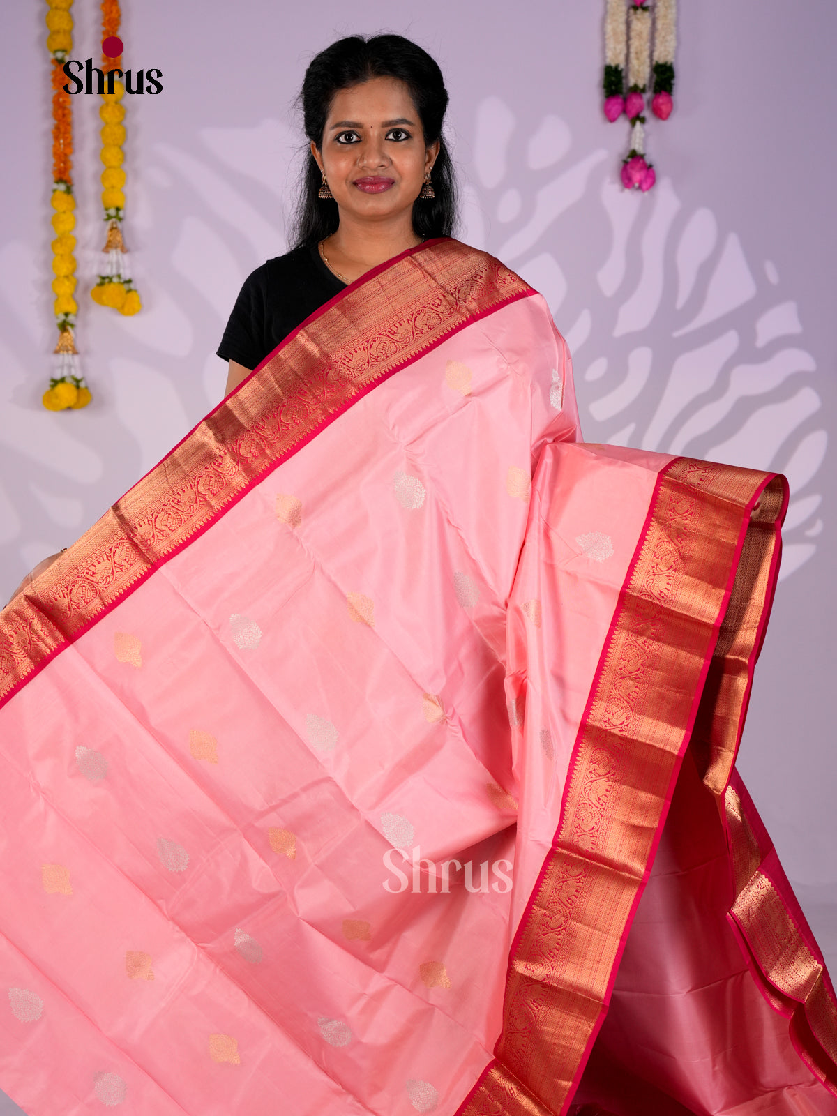 DIS23786 - Kanchipuram silk (HR) Saree
