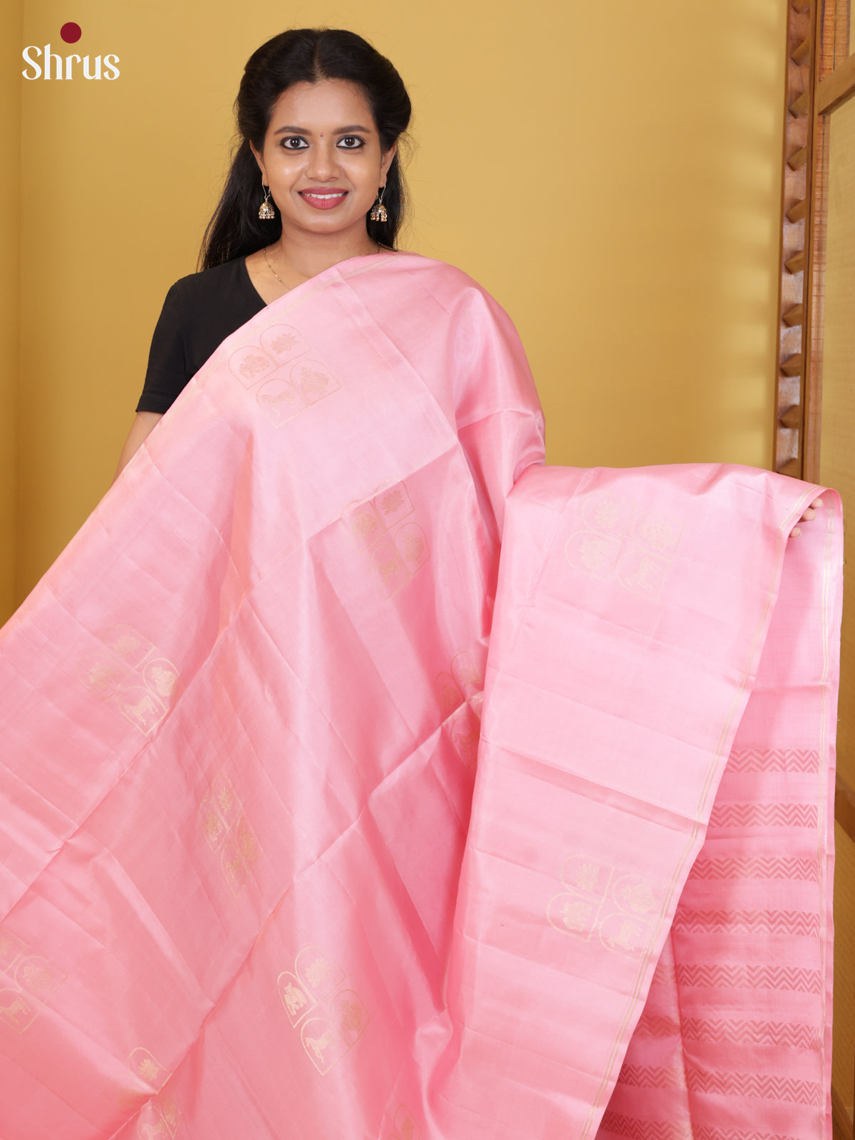 DIS23919 - Soft Silk (HR) Saree - Shop on Shrus.com