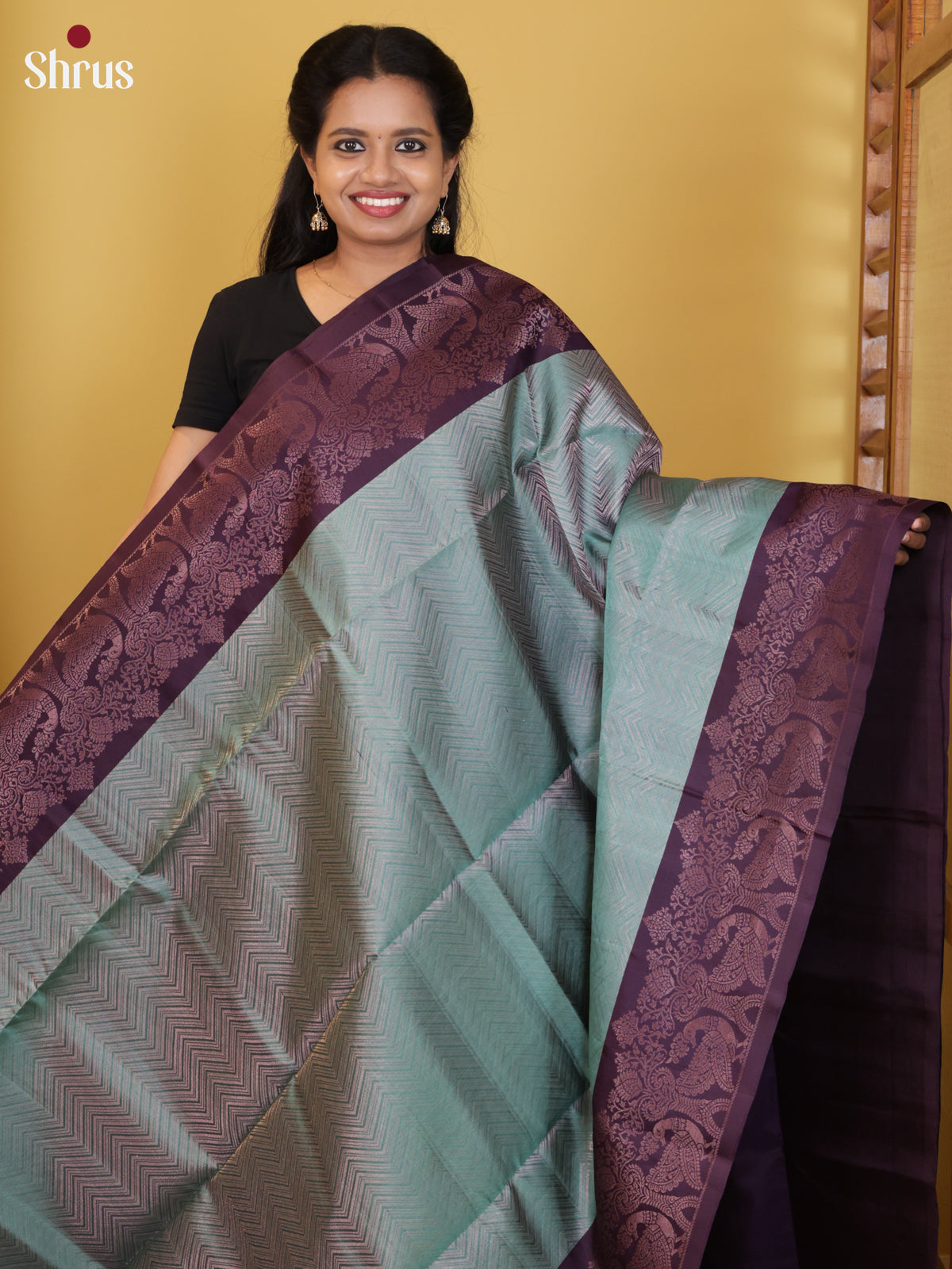 DIS23924 - Soft Silk (HR) Saree - Shop on Shrus.com