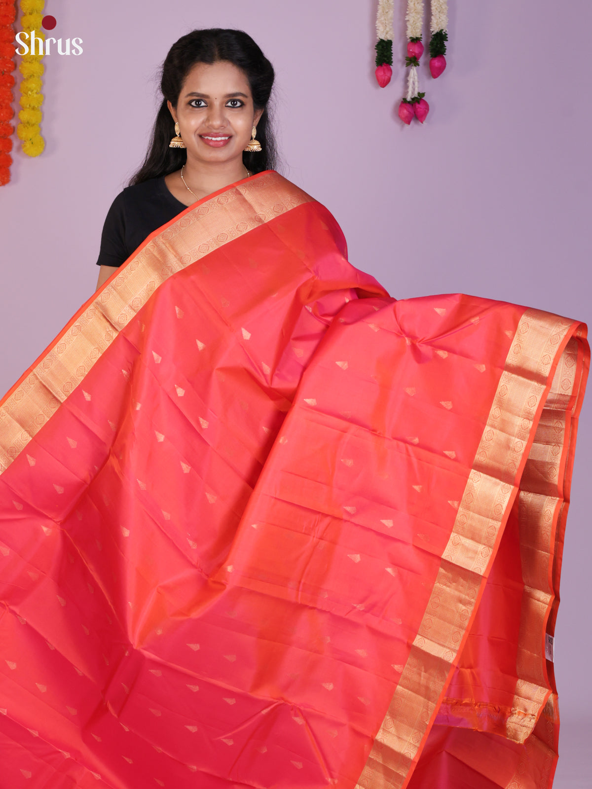 DIS23961 - Kanchipuram silk (HR) Saree - Shop on Shrus.com