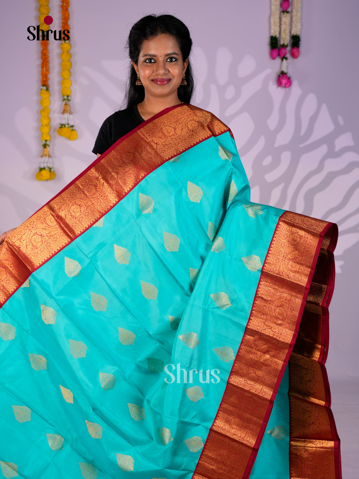 DIS23974 - Kanchipuram silk (HR) Saree - Shop on Shrus.com