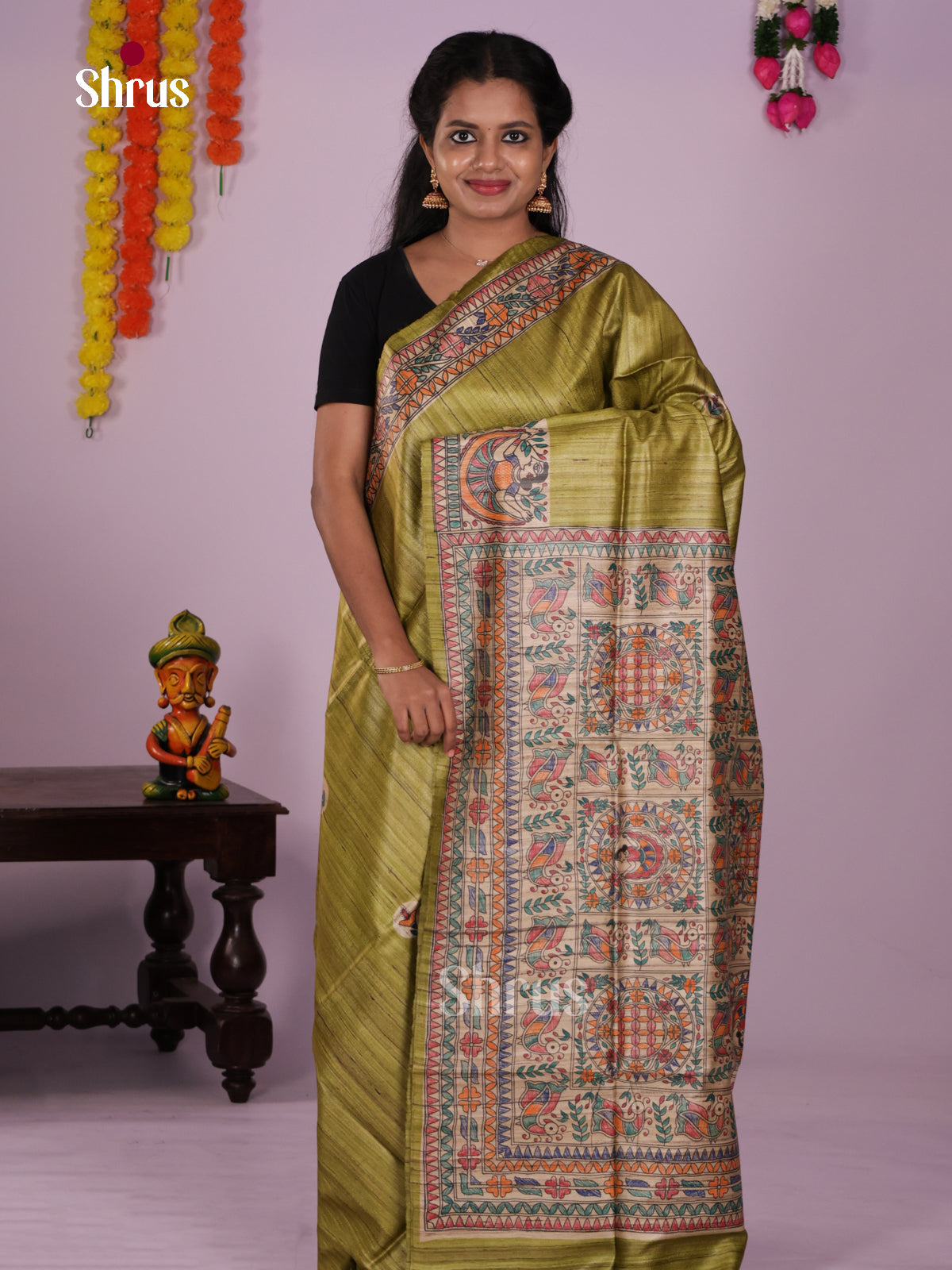 DIS24016 - Tussar Saree - Shop on Shrus.com
