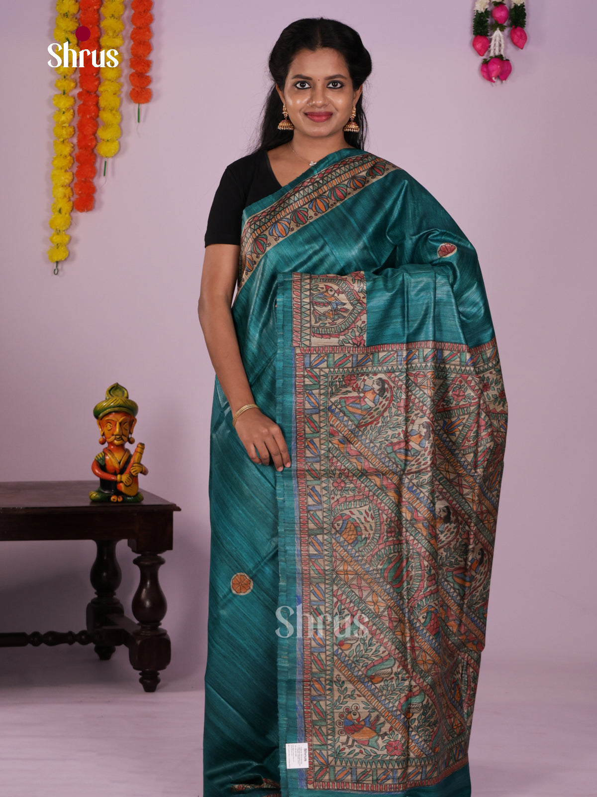DIS24021 - Tussar Saree - Shop on Shrus.com