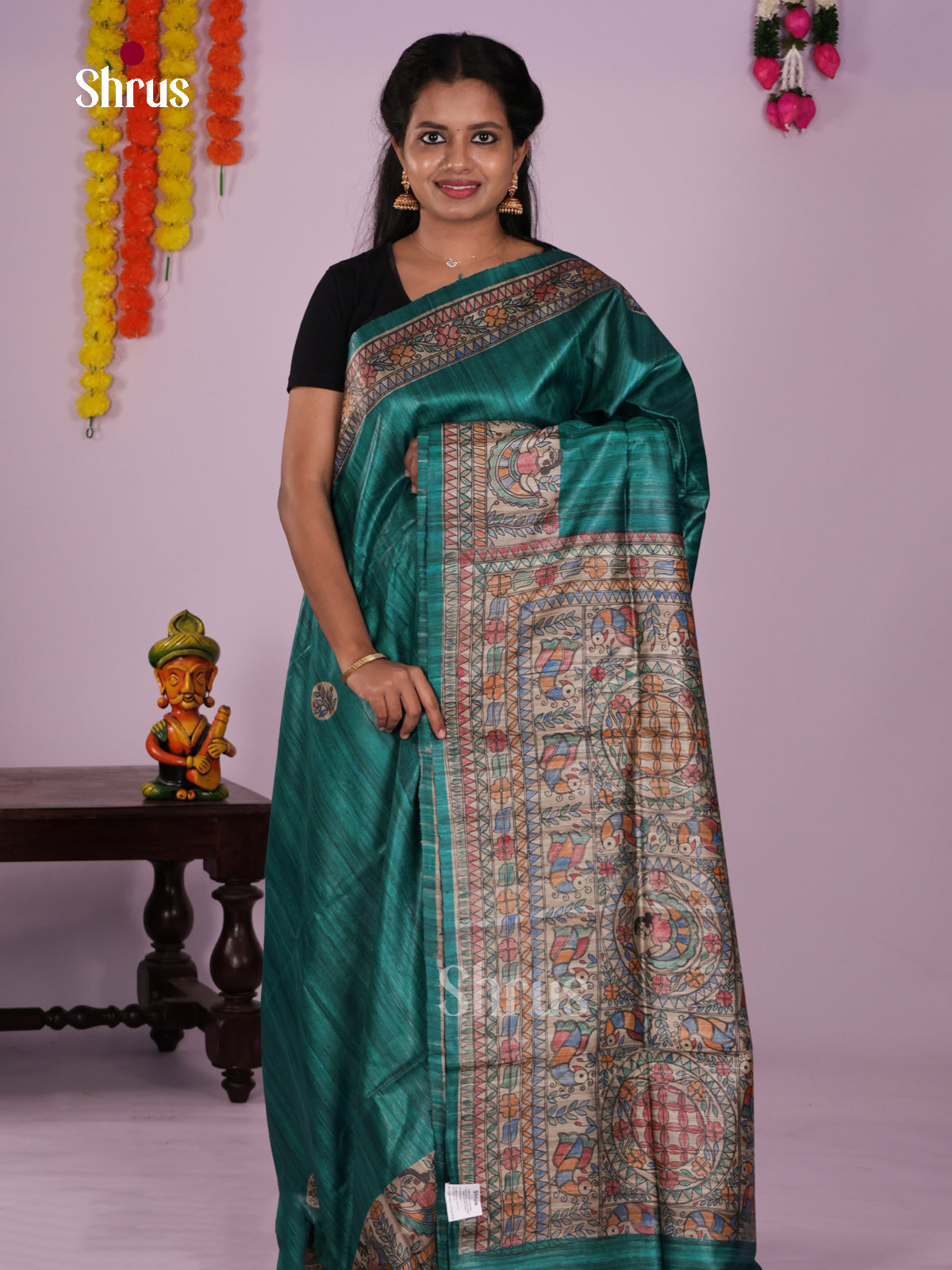 DIS24023 - Tussar Saree - Shop on Shrus.com